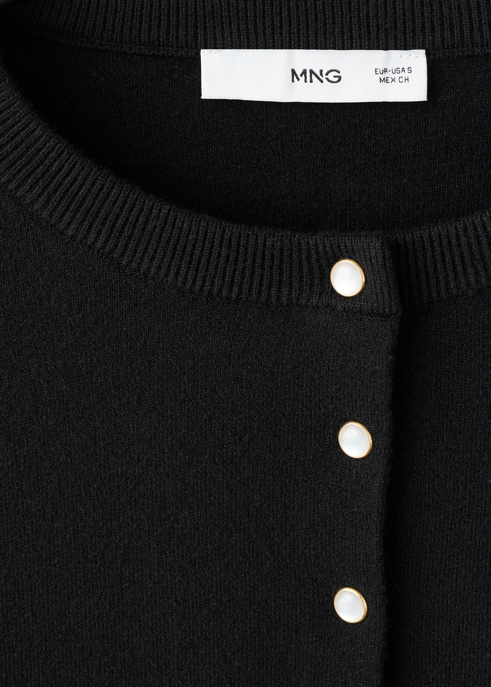 Stickad cardigan knappar - Detaljer om artikeln 8