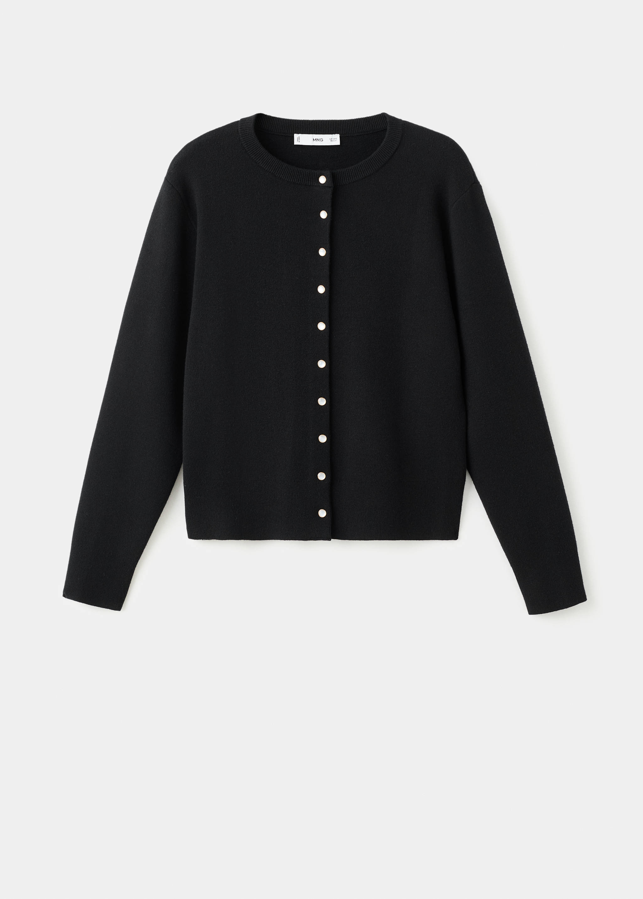 Stickad cardigan knappar - Artikel utan modell