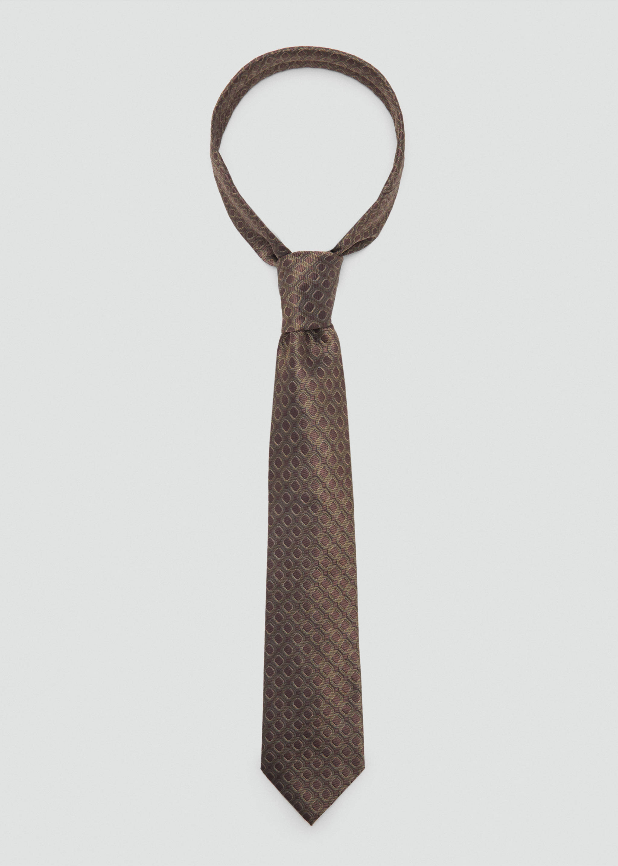 Corbata clásica - Artículo sin modelo, Marrón. Ref: 17097805-00.
