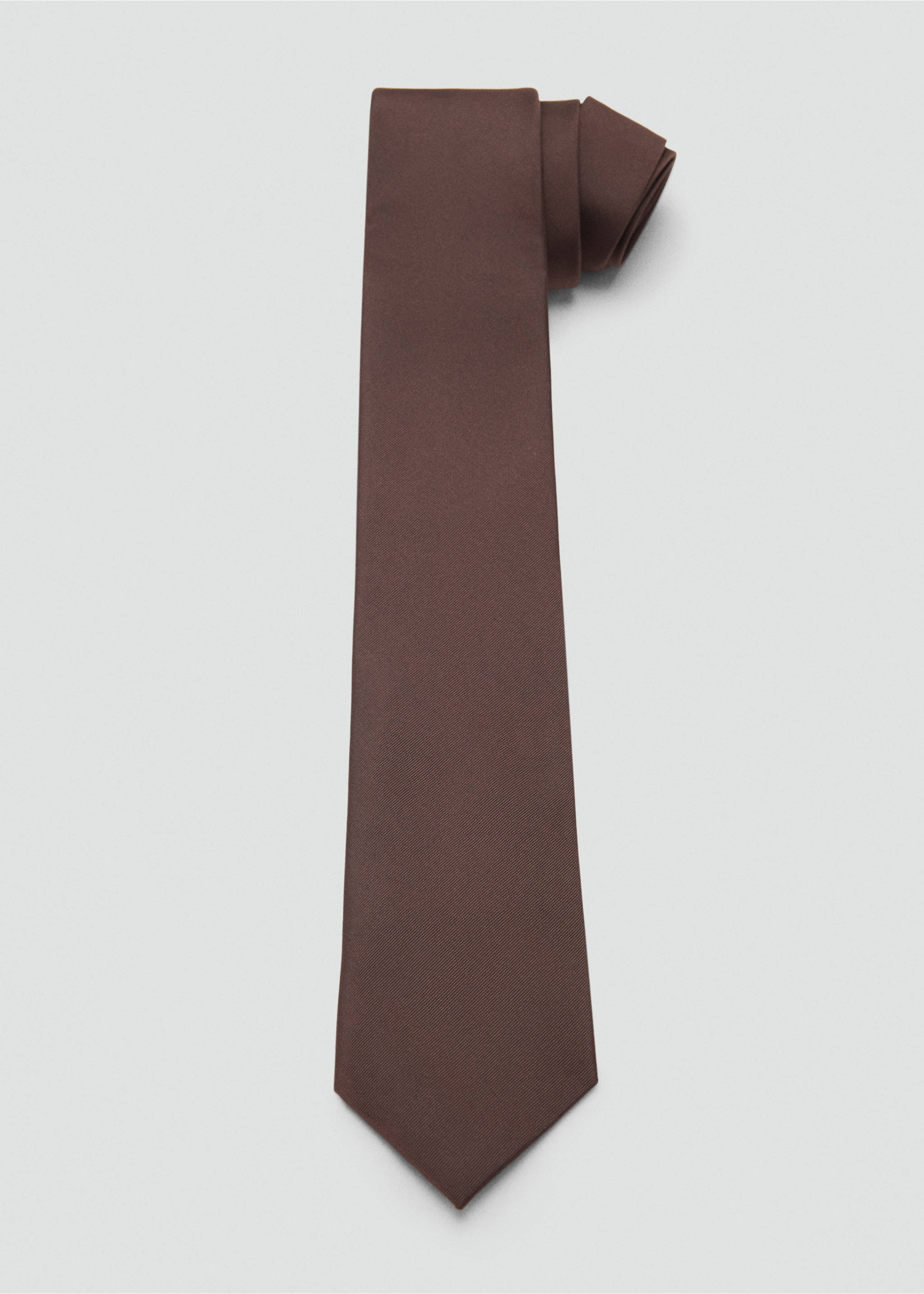 Corbata clásica - Plano medio, Chocolate. Ref: 17097805-00.