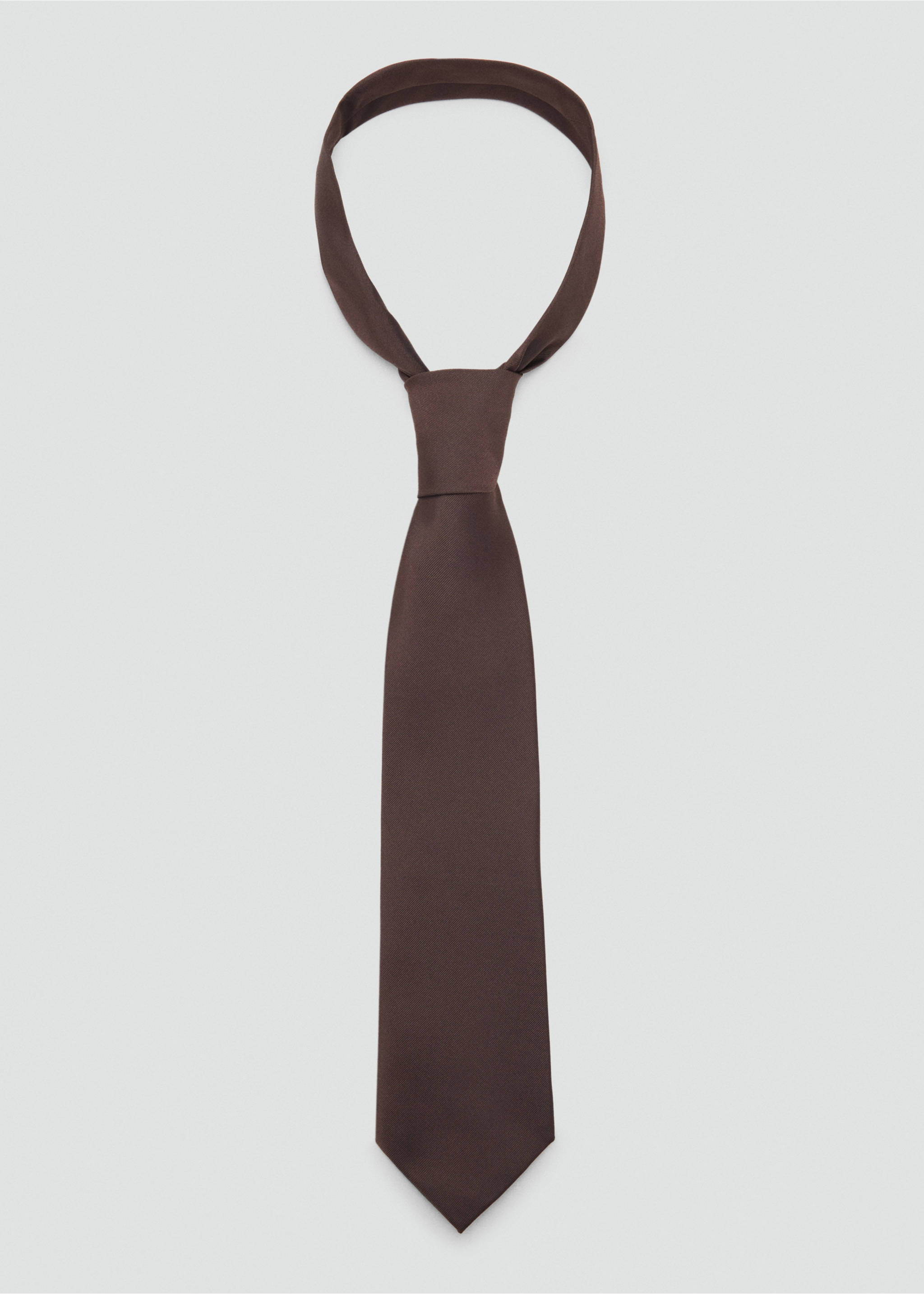 Corbata clásica - Artículo sin modelo, Chocolate. Ref: 17097805-00.