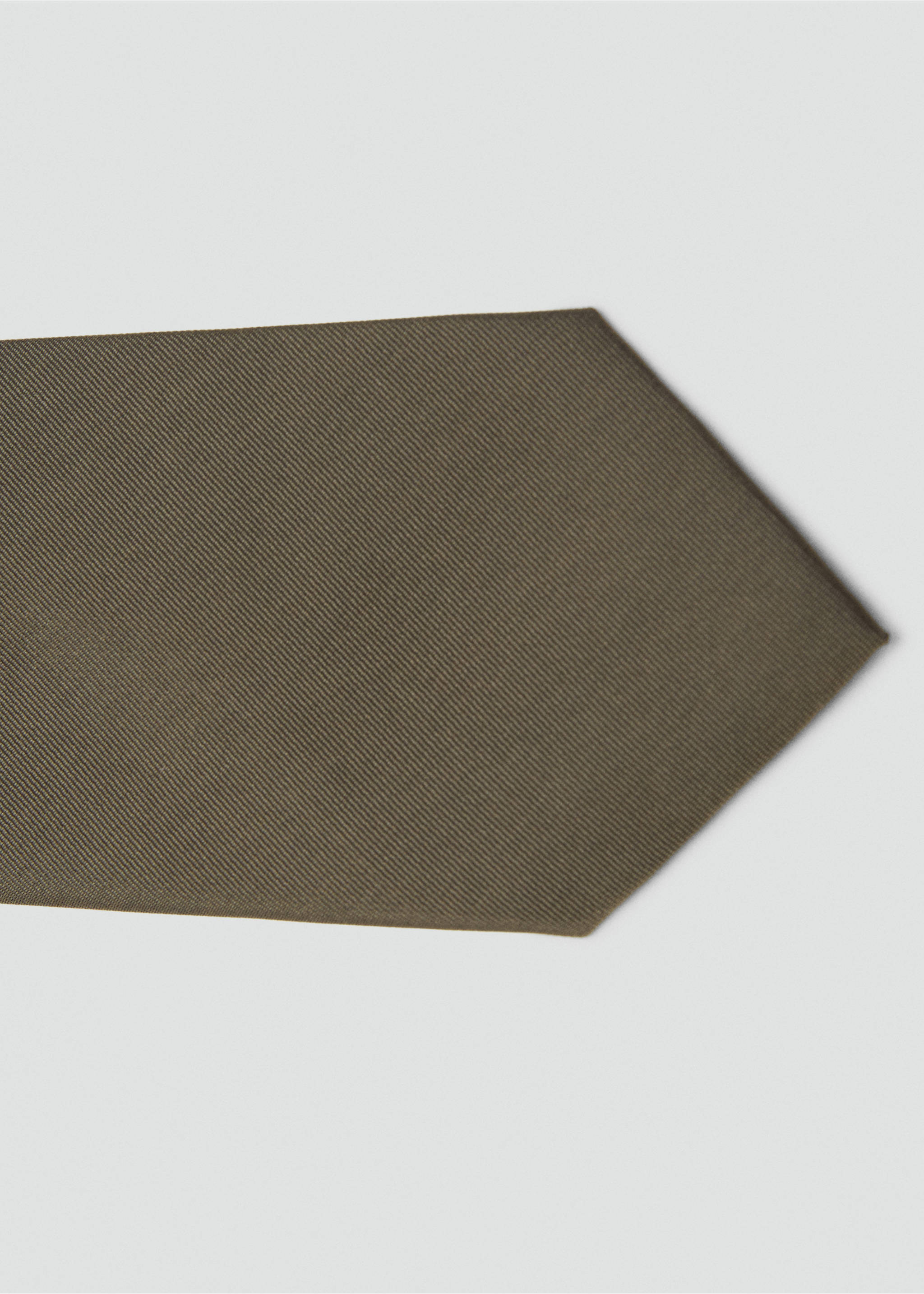 Classic necktie - Details of the article 1, Medium Green. Ref: 17097805-00.