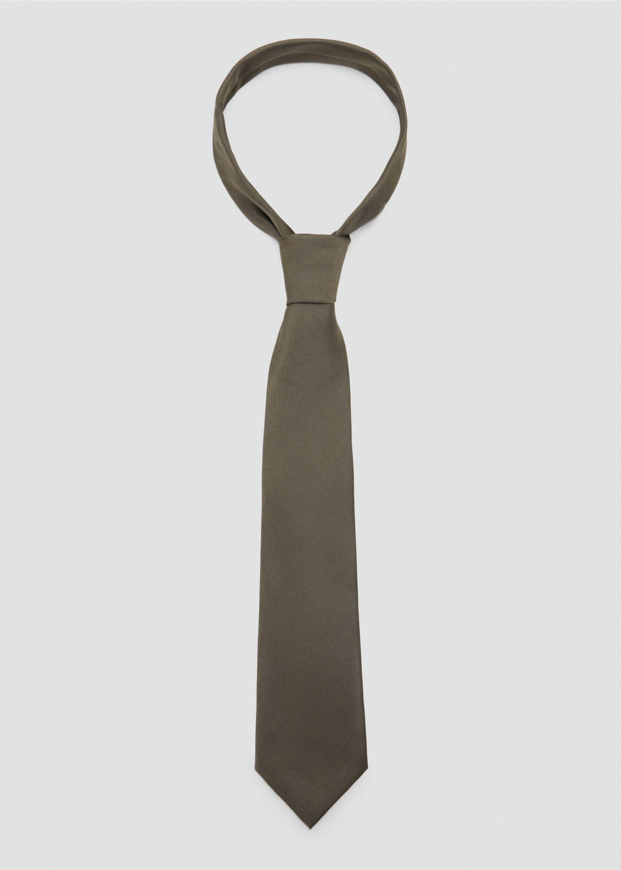 Classic necktie - Article without model, Medium Green. Ref: 17097805-00.