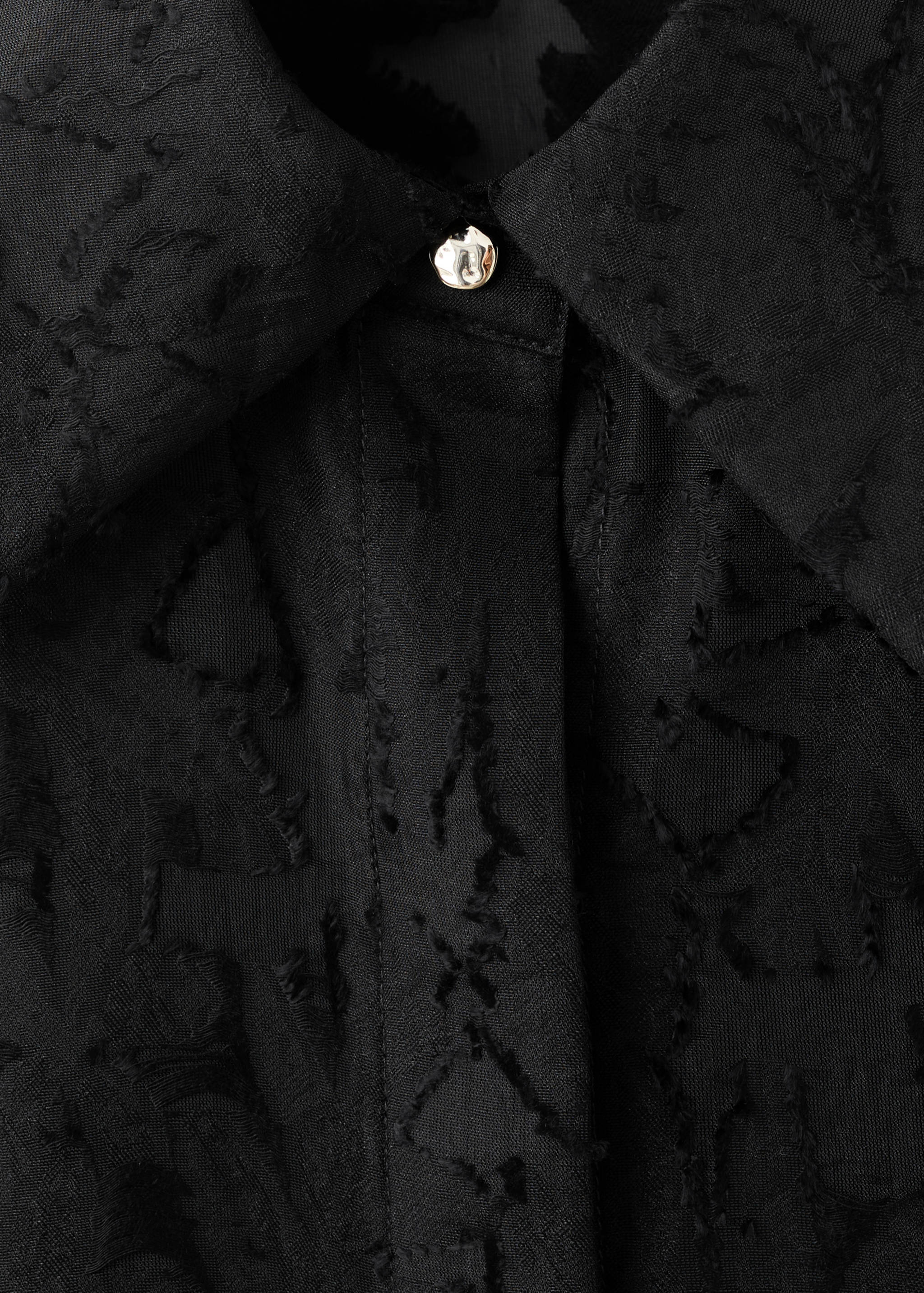 Strukturiertes Oversize-Hemd - Detail des Artikels 8