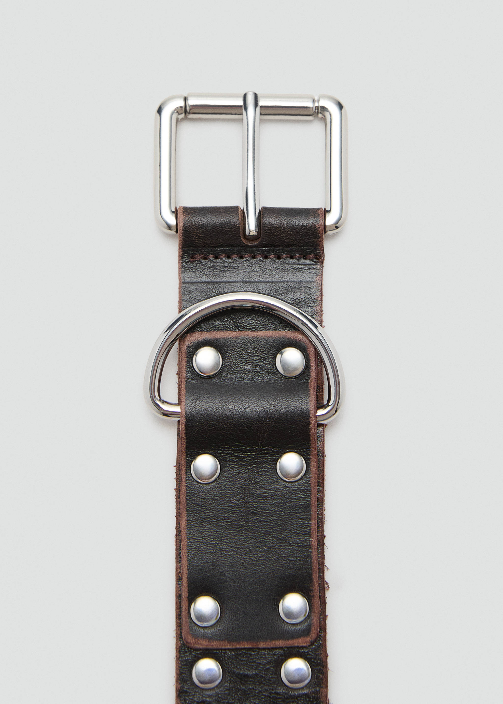 Stud leather belt - Details of the article 1