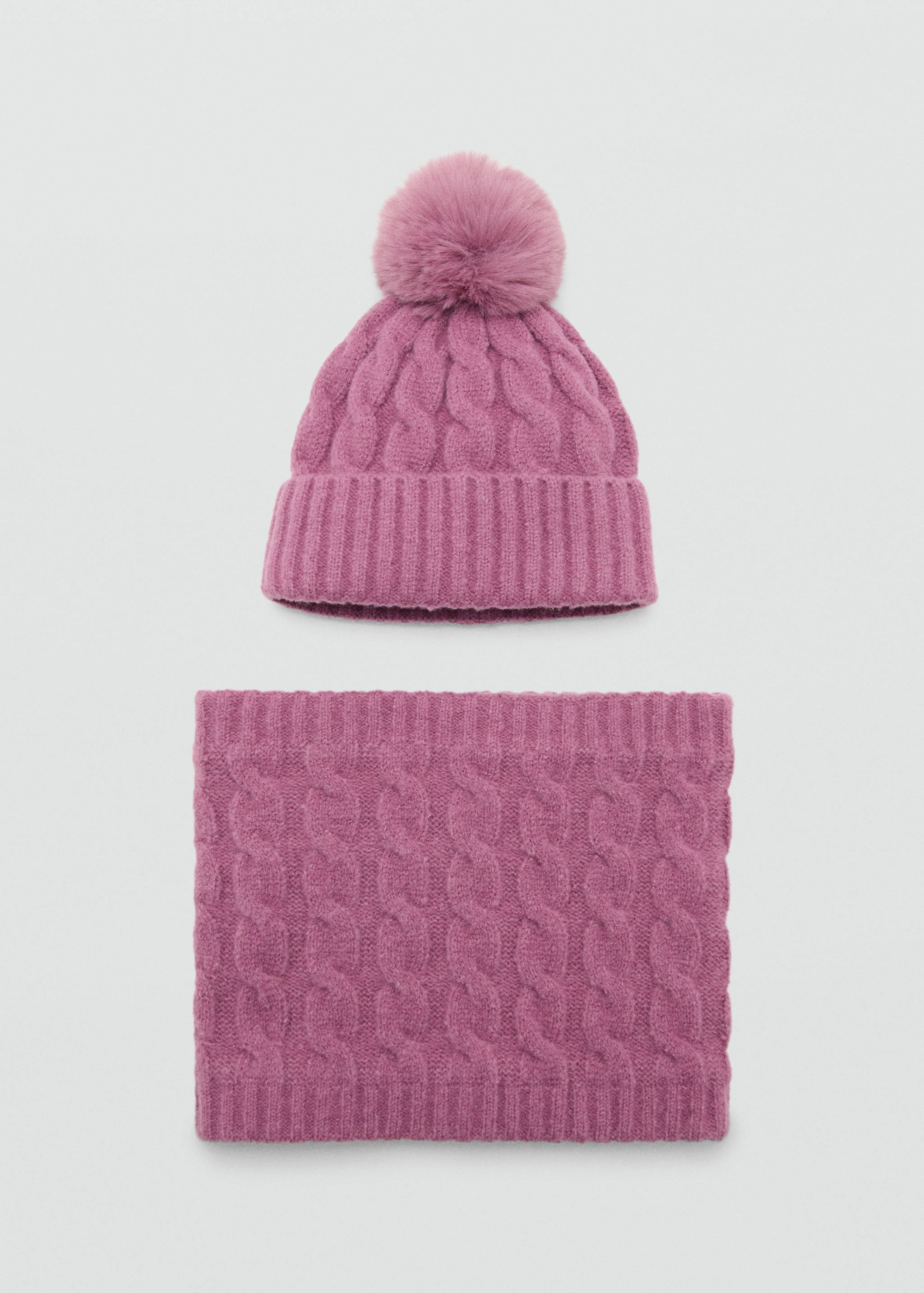 Knitted bobble hat - Details of the article 2