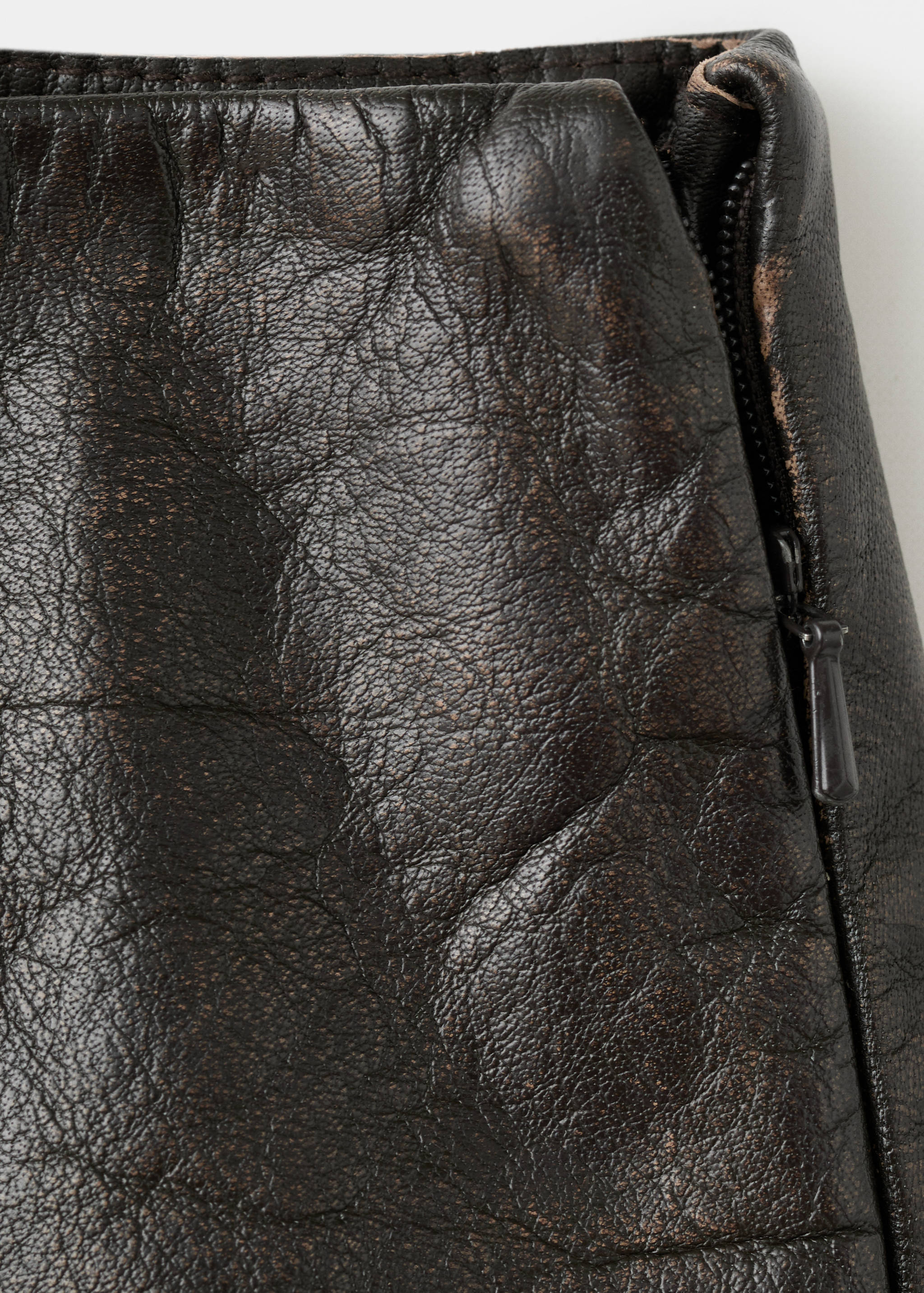 Minirock aus Leder - Detail des Artikels 0