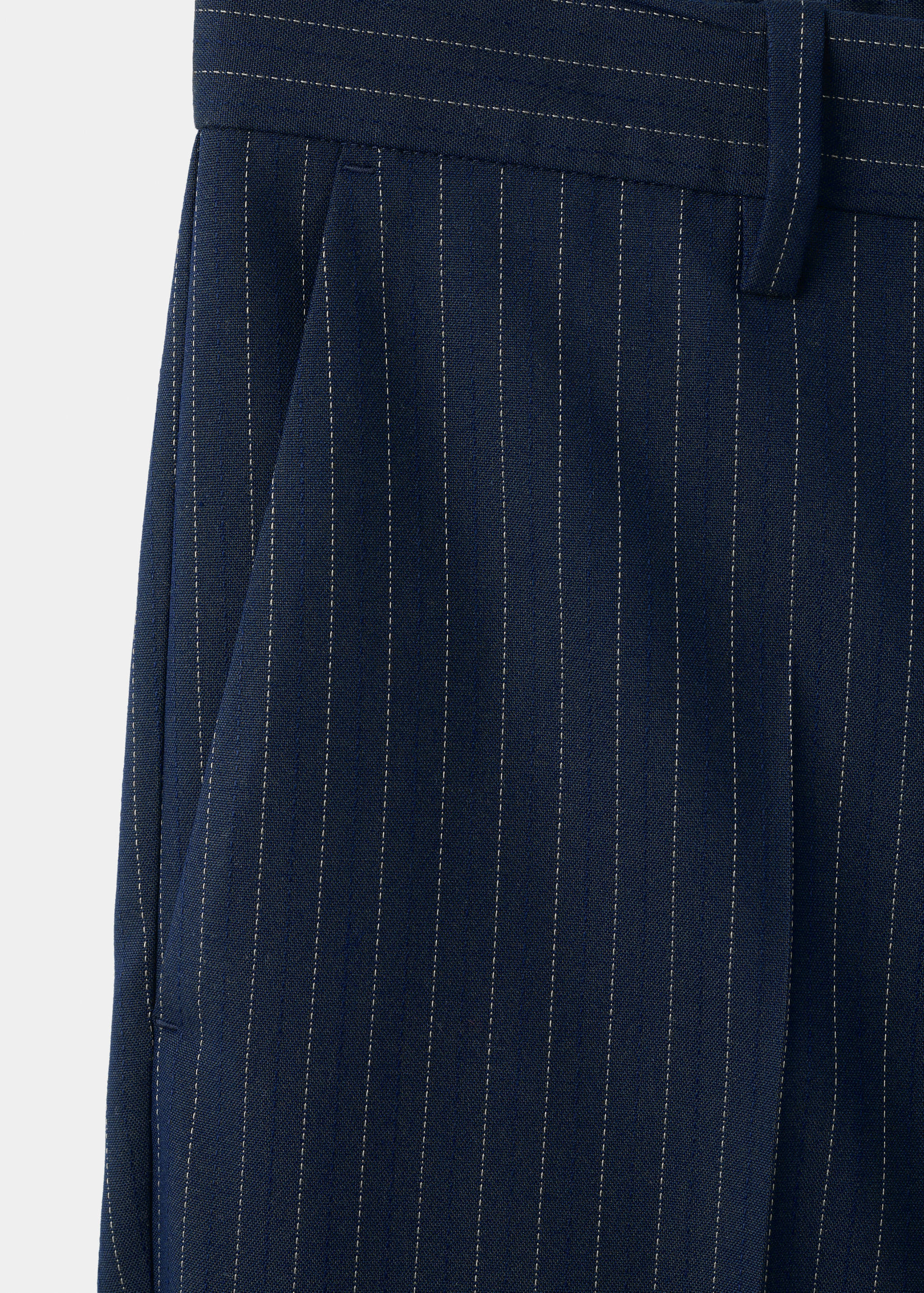 Striped slim-fit trousers - Details of the article 8