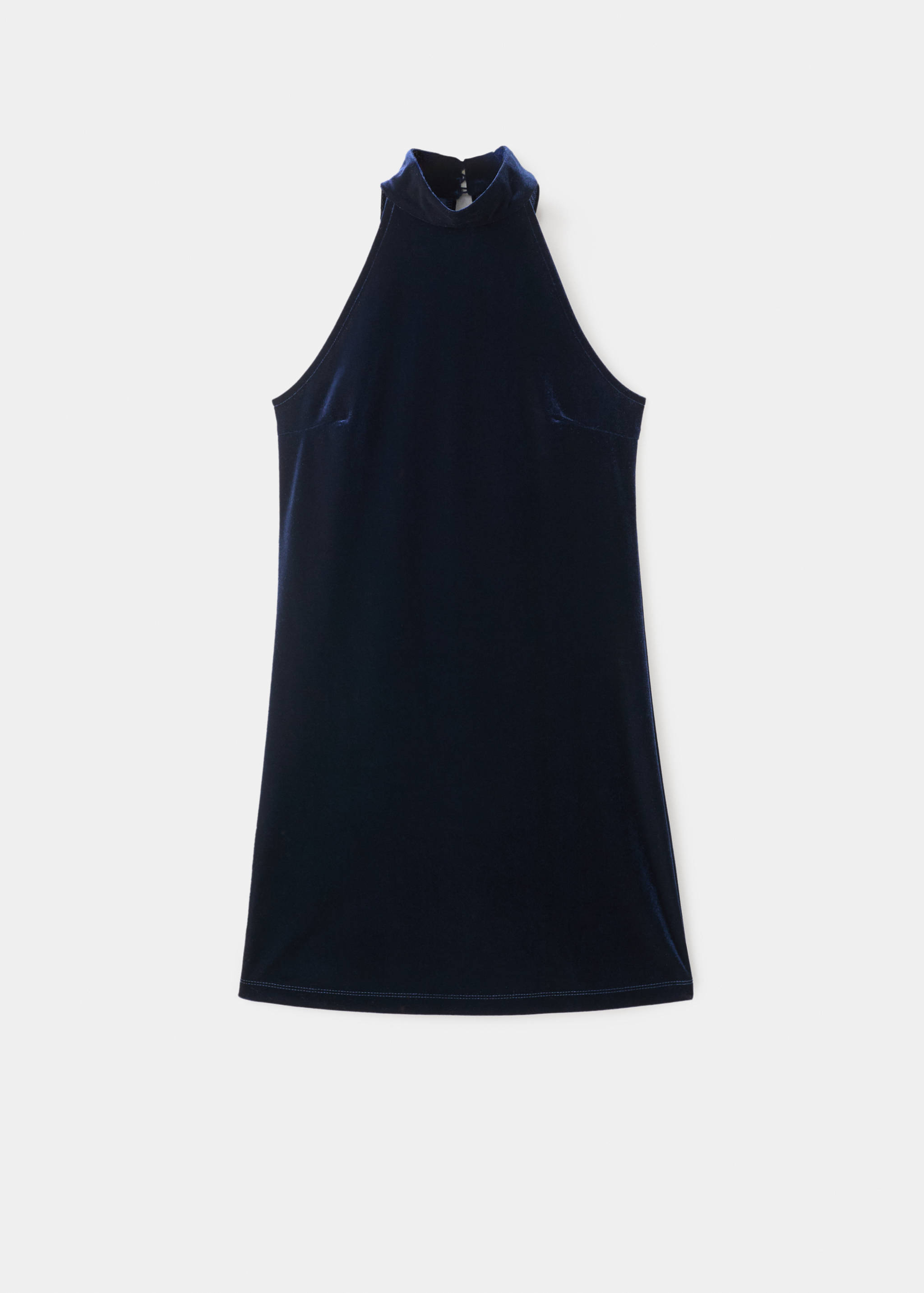Halterneck-Kleid aus Samt - Artikel ohne Model