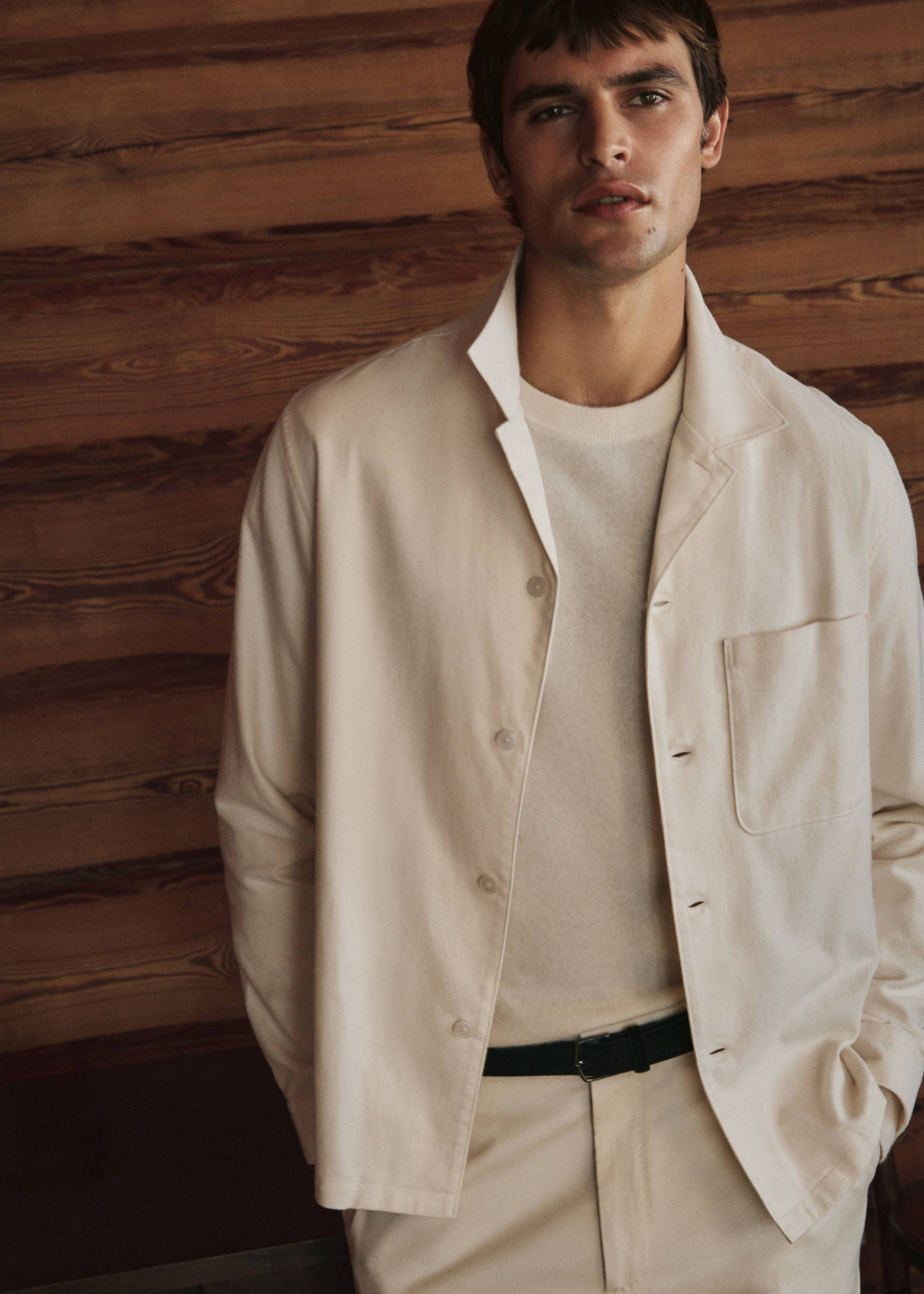 Overshirt aus 100 % Baumwolle mit Taschen - Detail des Artikels 3