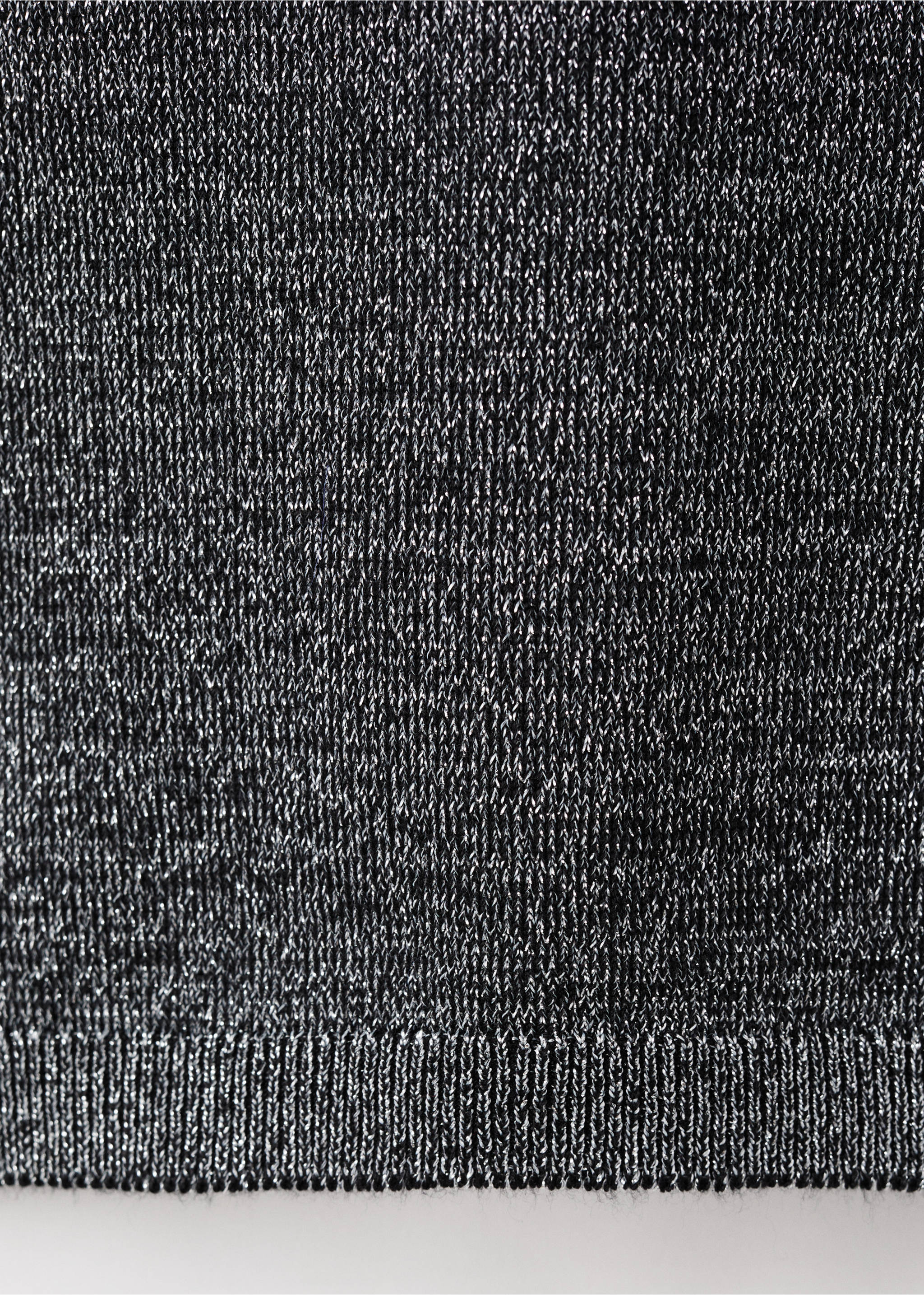 Sparkly top with opening - Details of the article 0, Silver. Ref: 17098635-00.