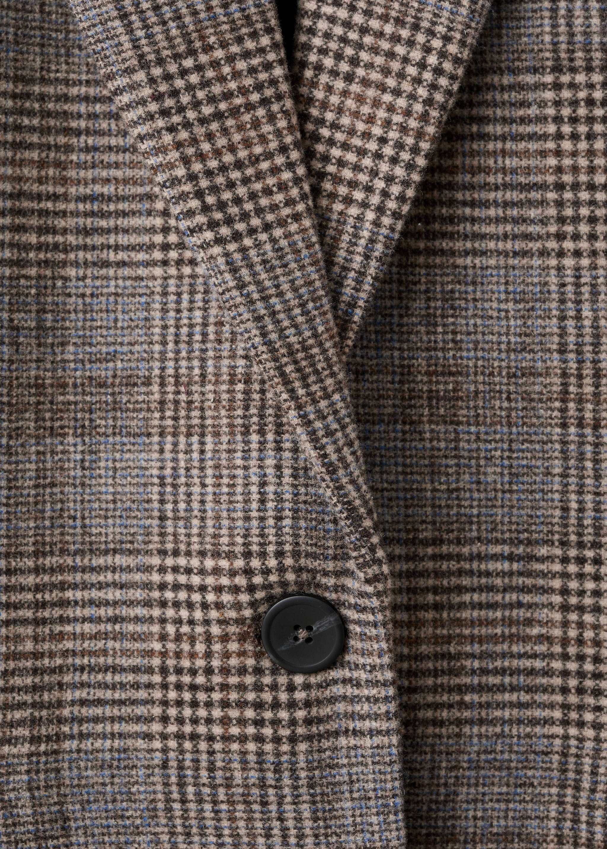 Rutete blazer i ull - Artikkeldetalj 8