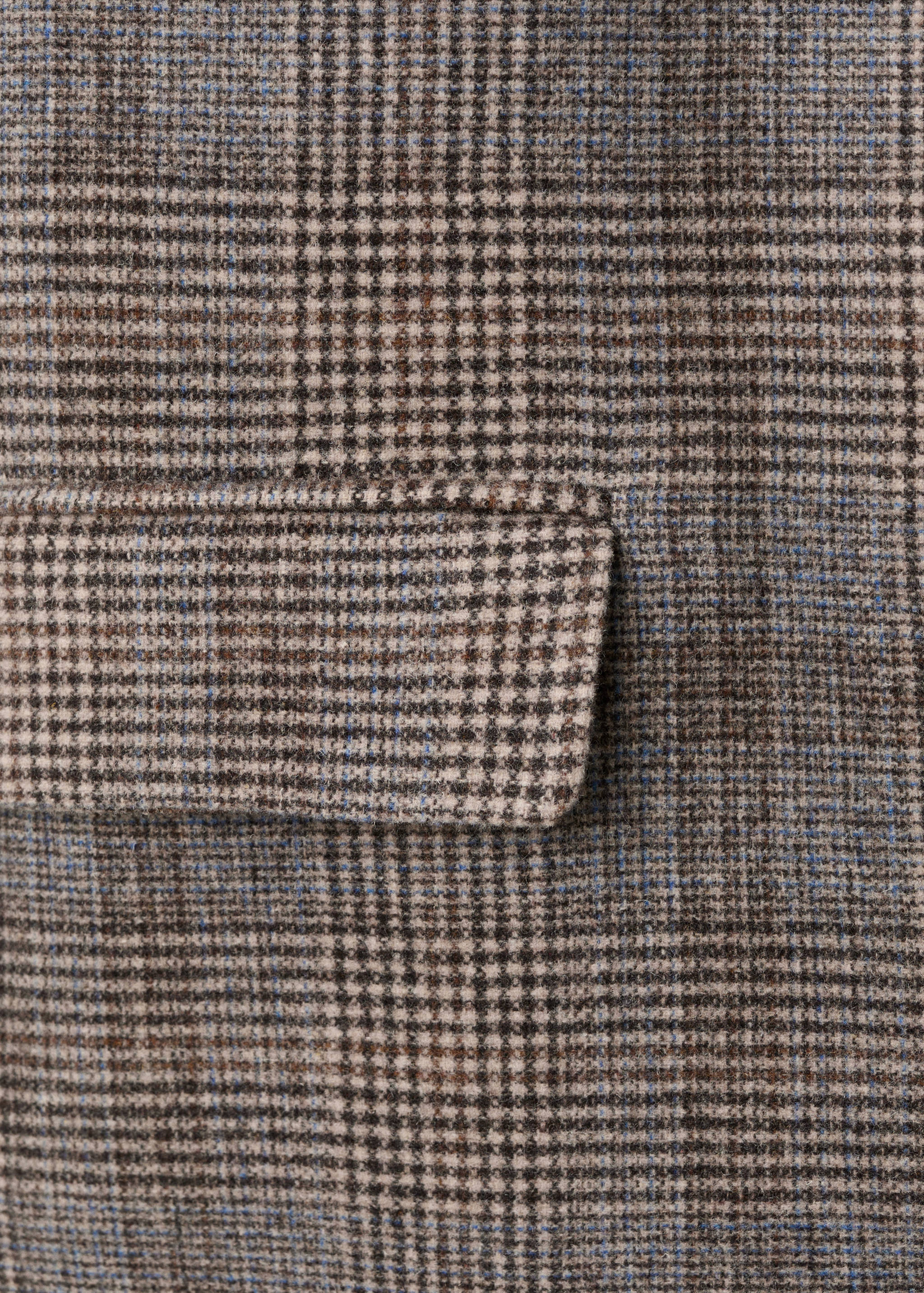 Rutete blazer i ull - Artikkeldetalj 0