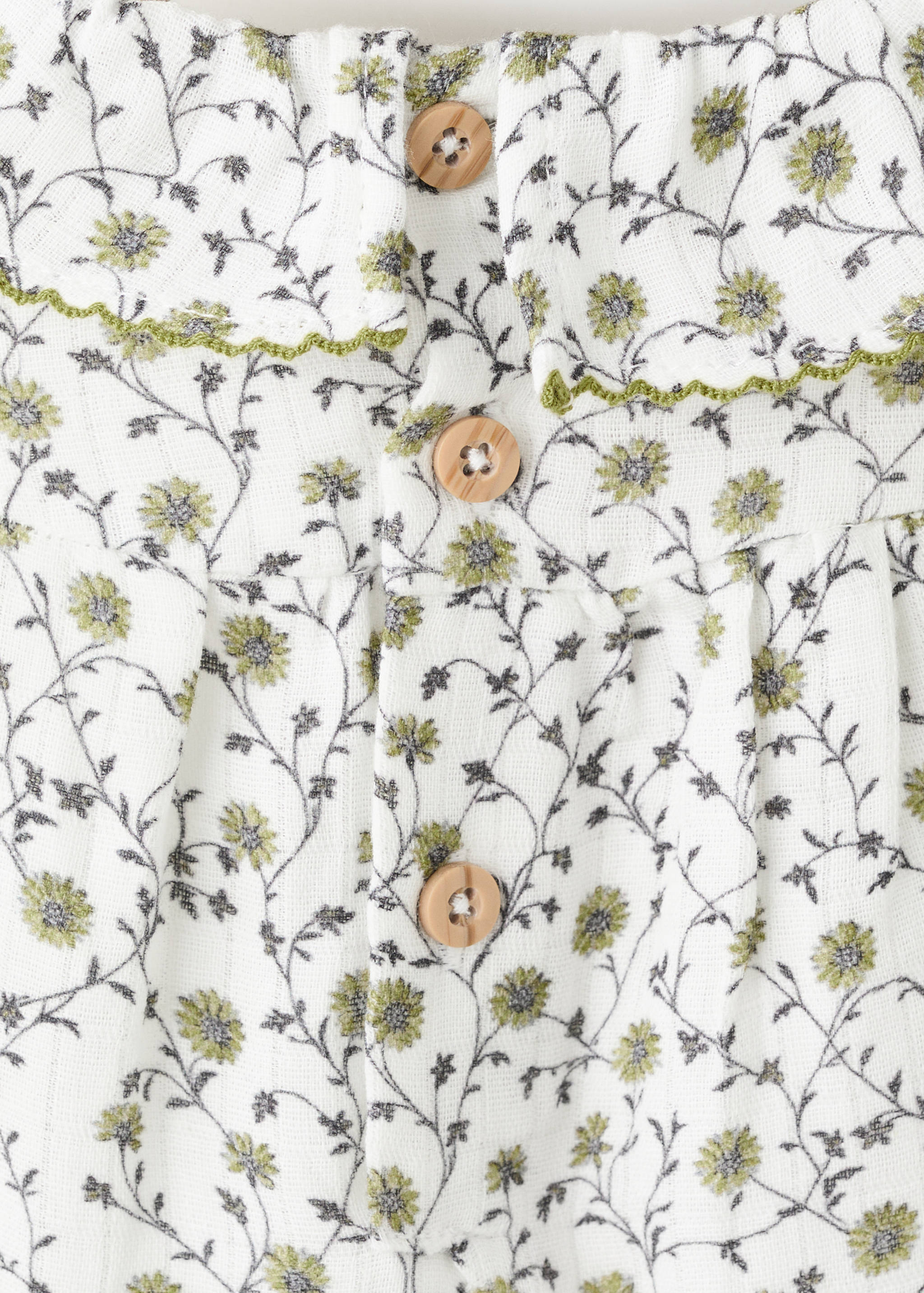 Blumen bedruckter Overall - Detail des Artikels 0