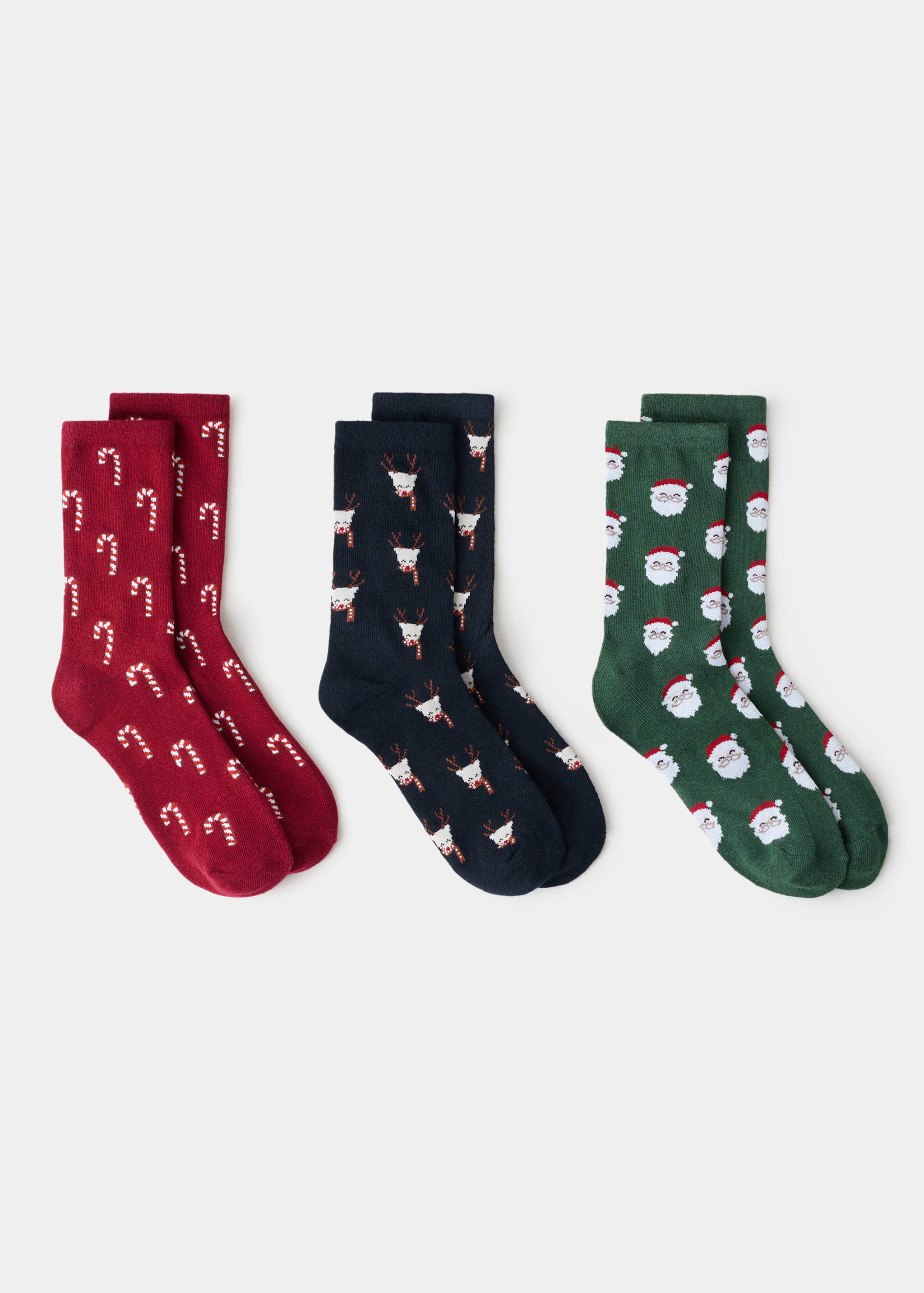 Lot 3 paires de chaussettes de Noël - Article sans modèle