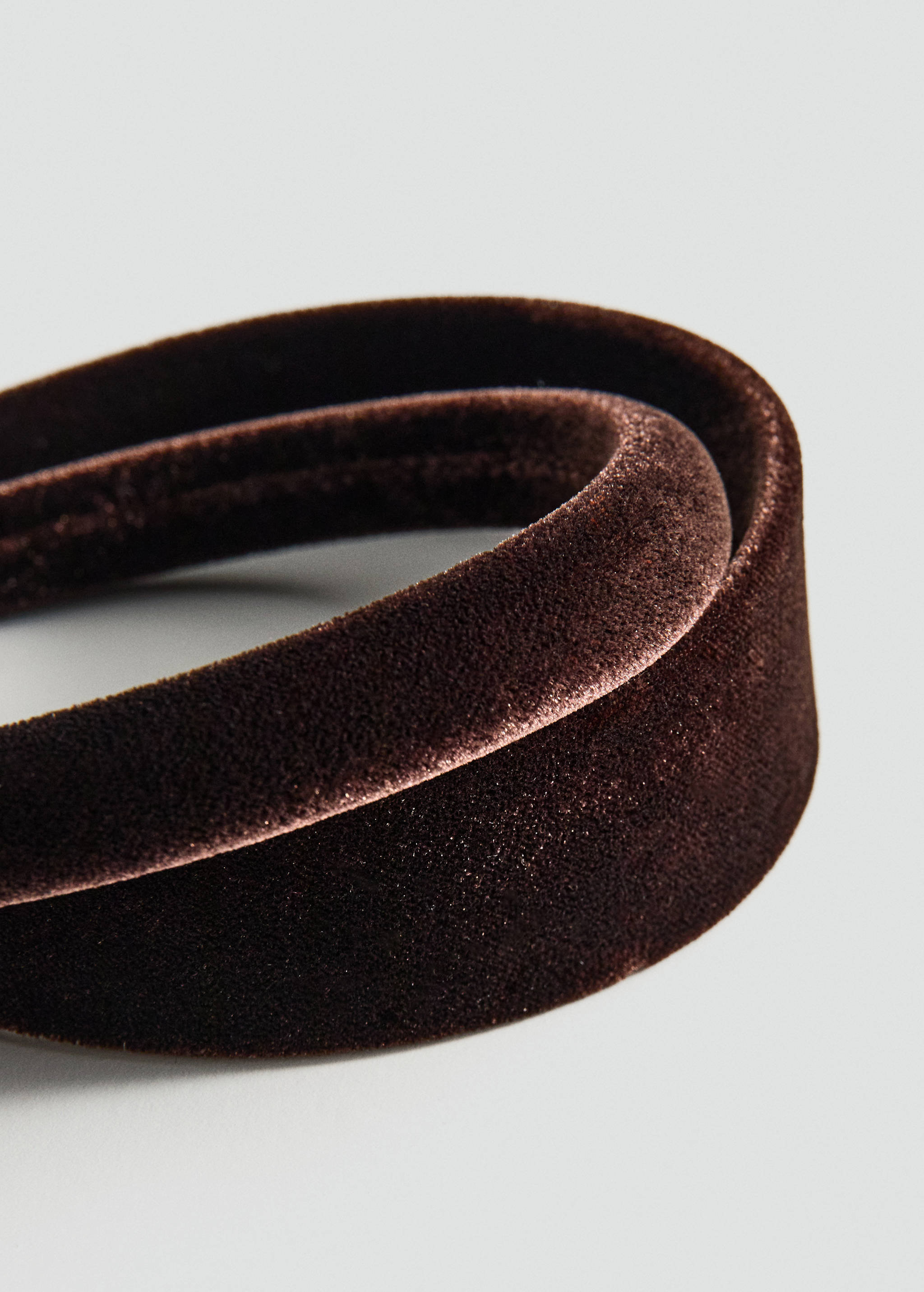 Pack of 2 velvet headbands - Medium plane
