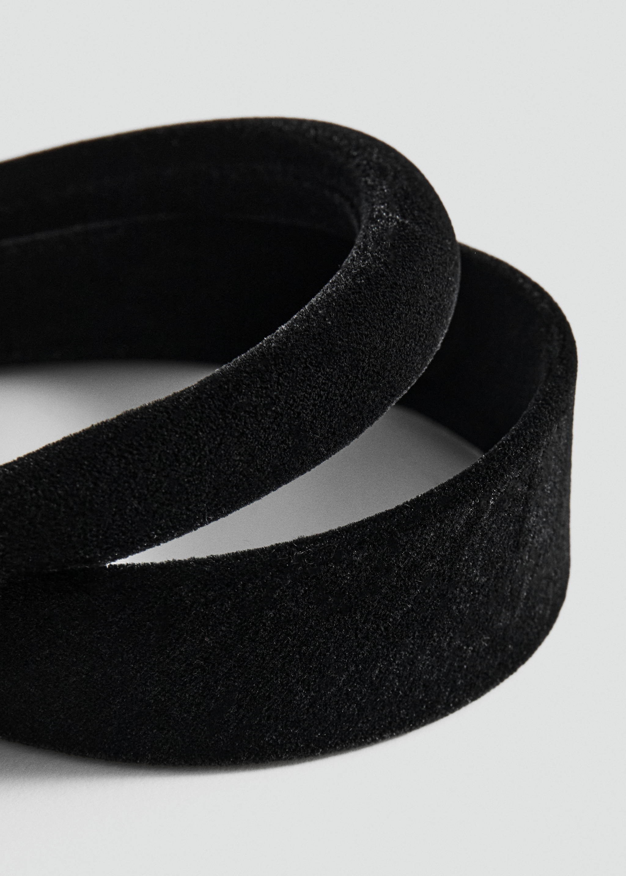 Pack of 2 velvet headbands - Medium plane