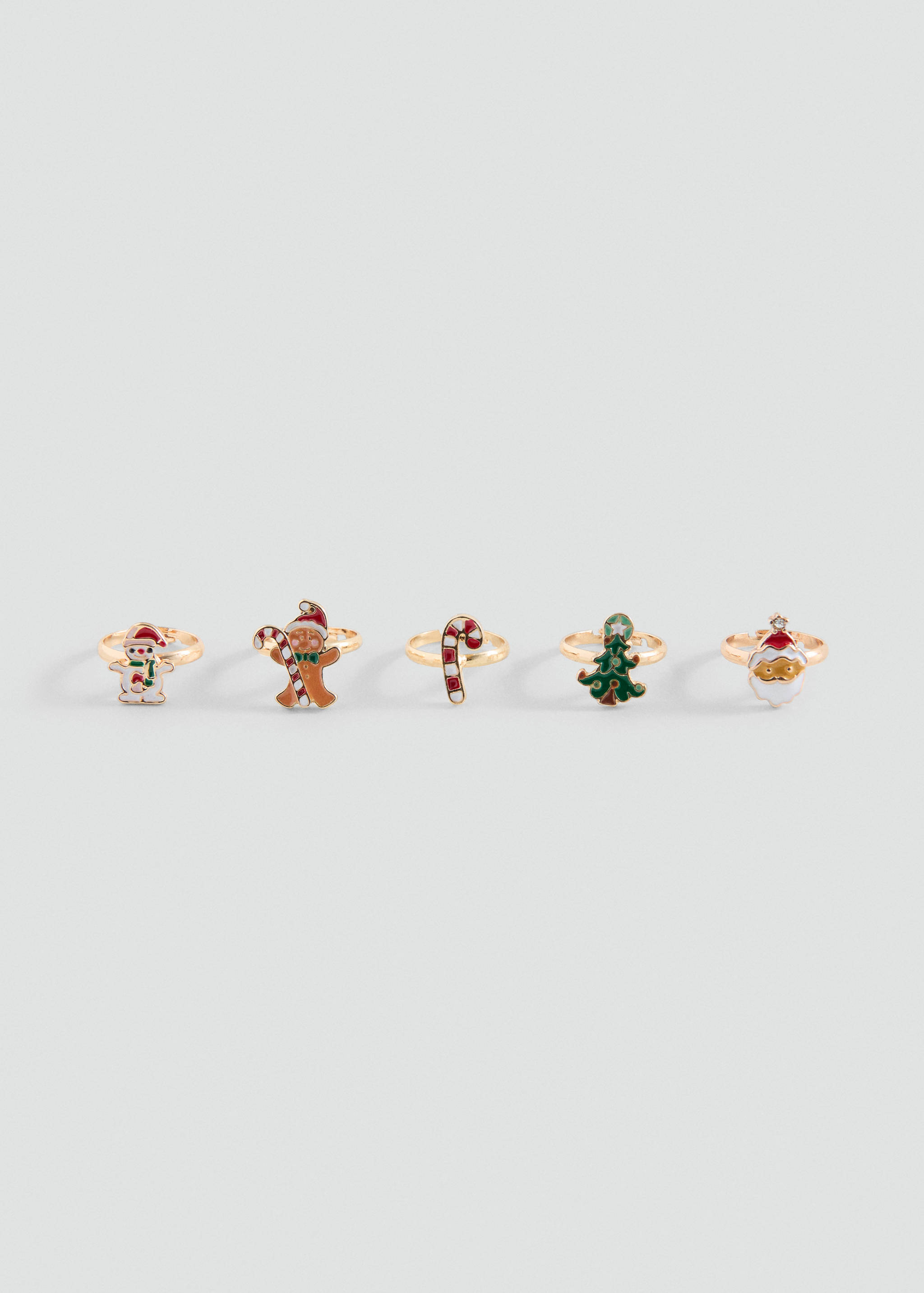 Pack of 5 Christmas rings - Article without model
