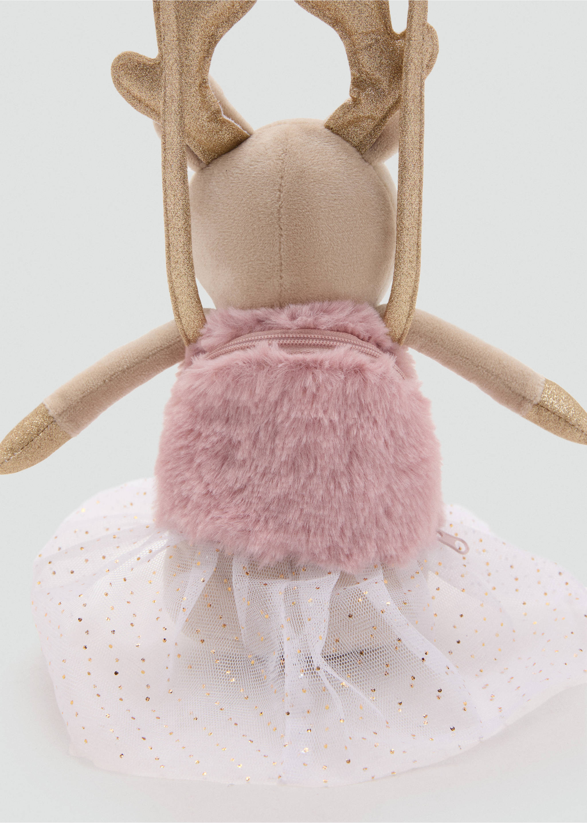 Reindeer bag - Details of the article 1, Pale Pink. Ref: 17099208-00.
