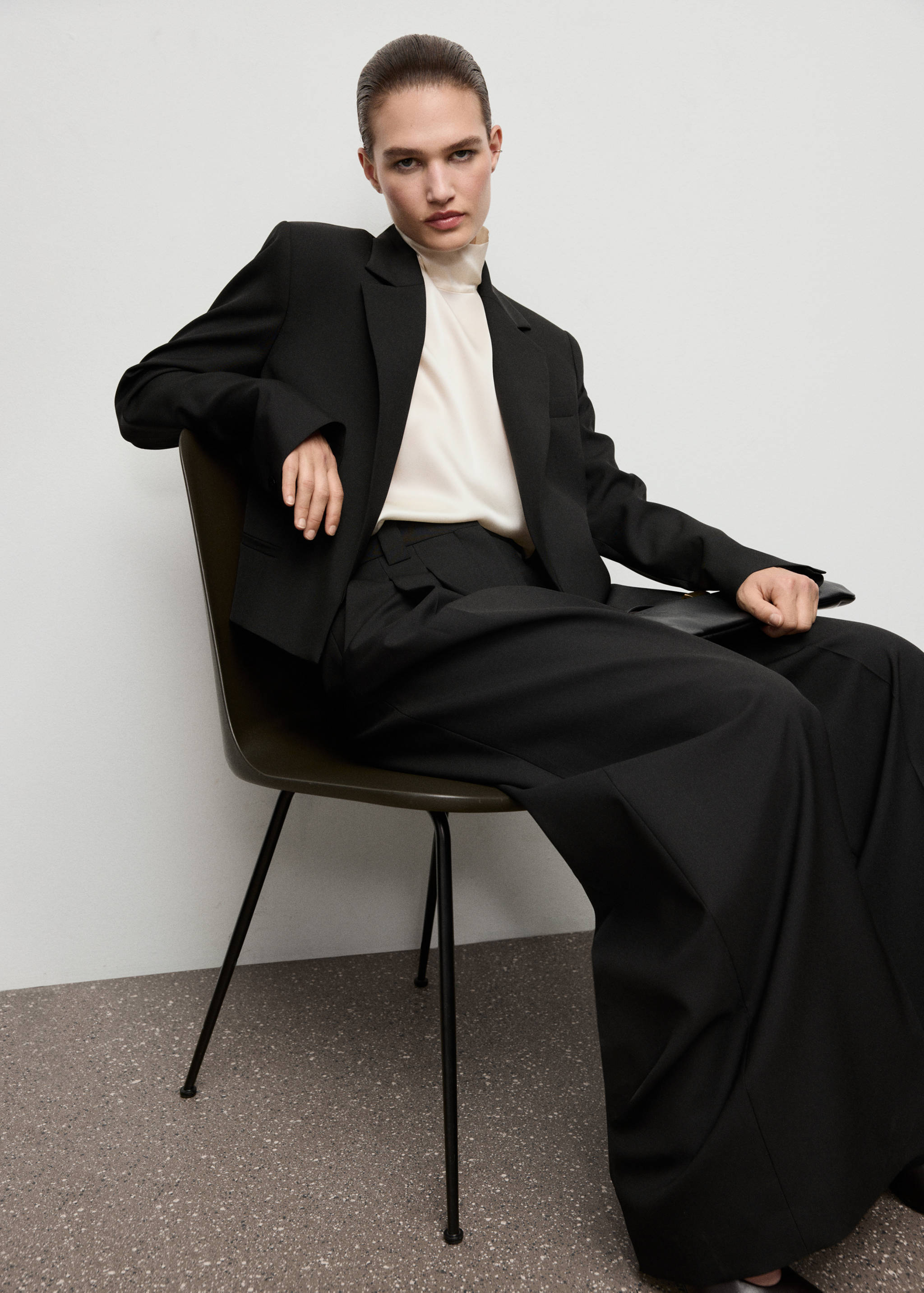 Crop suit blazer - Details of the article 2