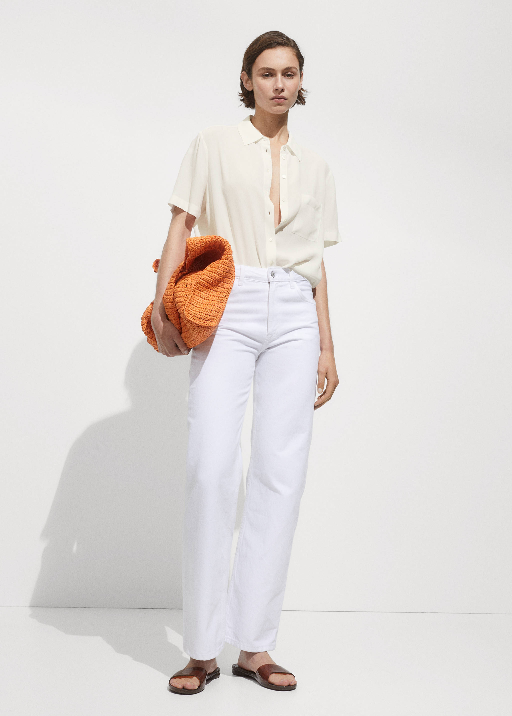 Short sleeve fluid shirt - General plane