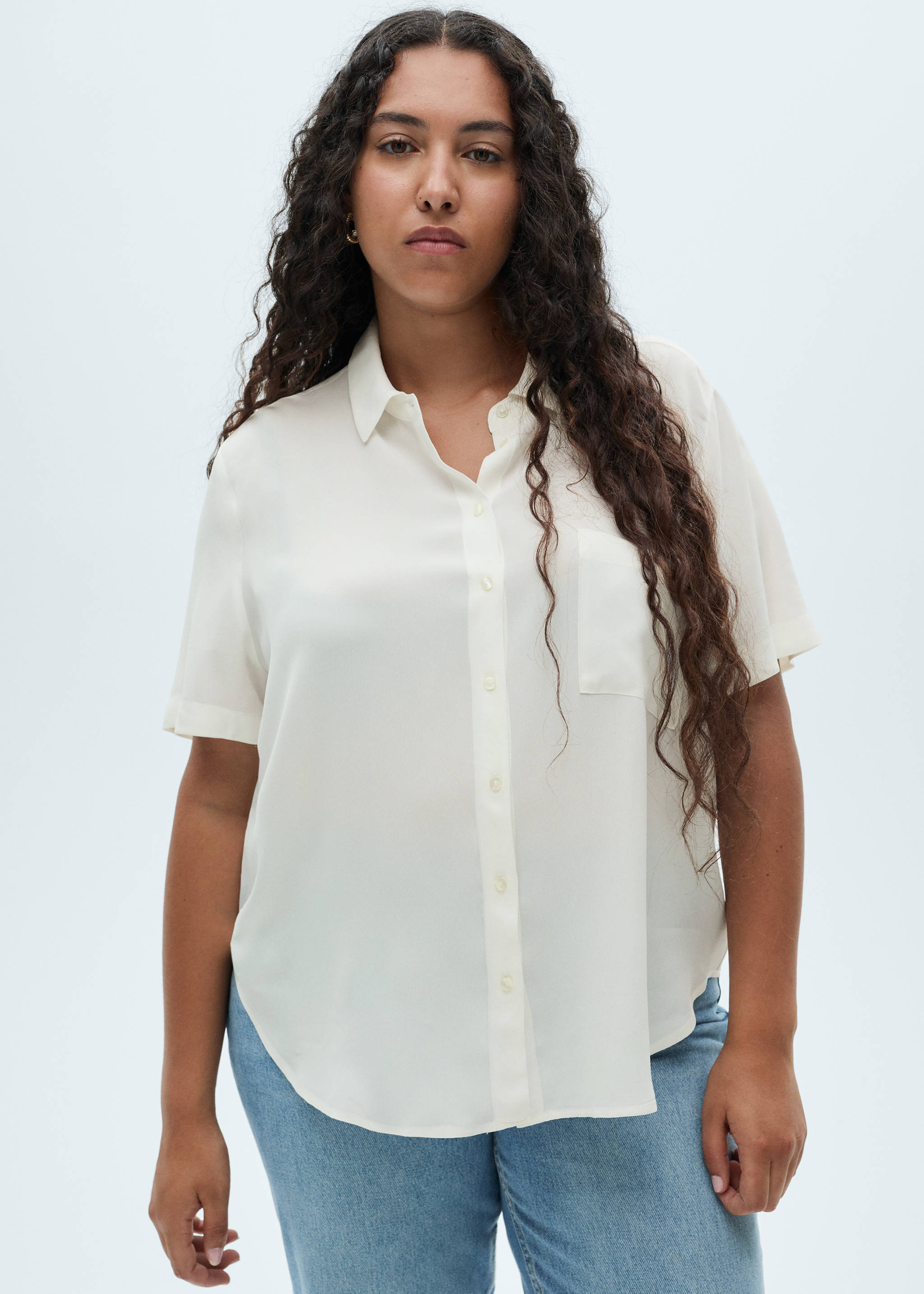 Short sleeve fluid shirt - Details of the article 5