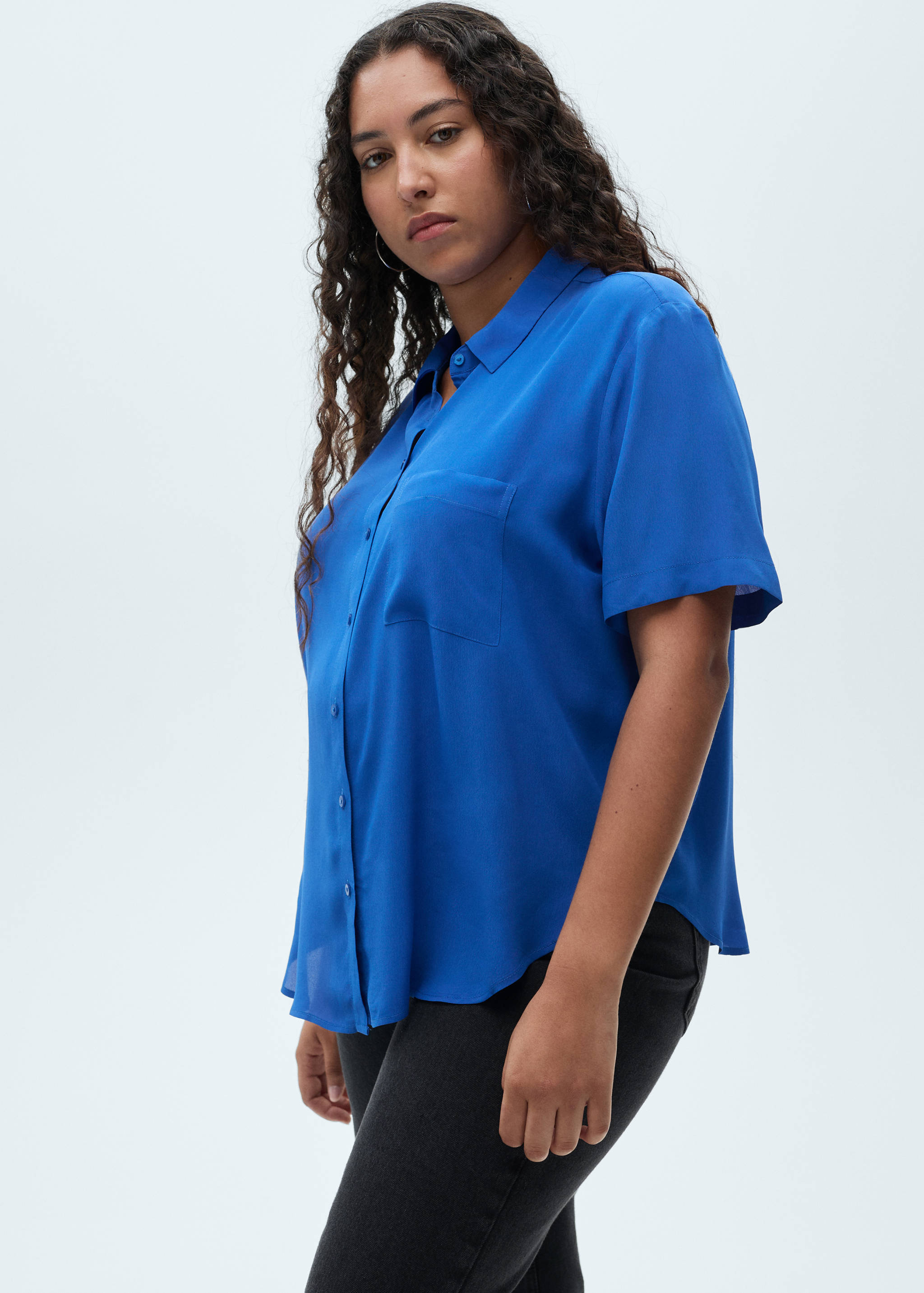 Short sleeve fluid shirt - Details of the article 5