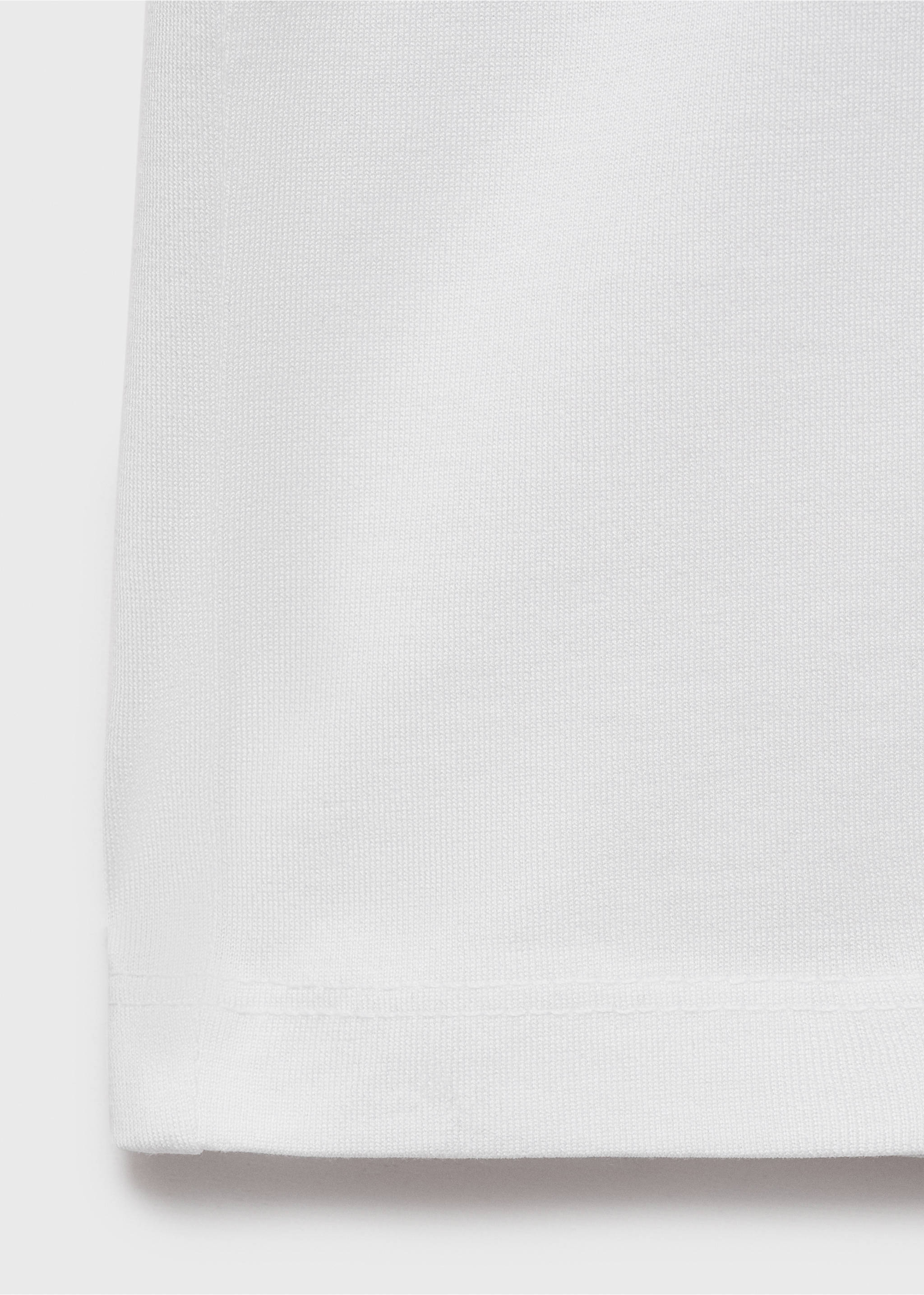 100% cotton T-shirt regular fit - Details of the article 0, White. Ref: 17860293-00.