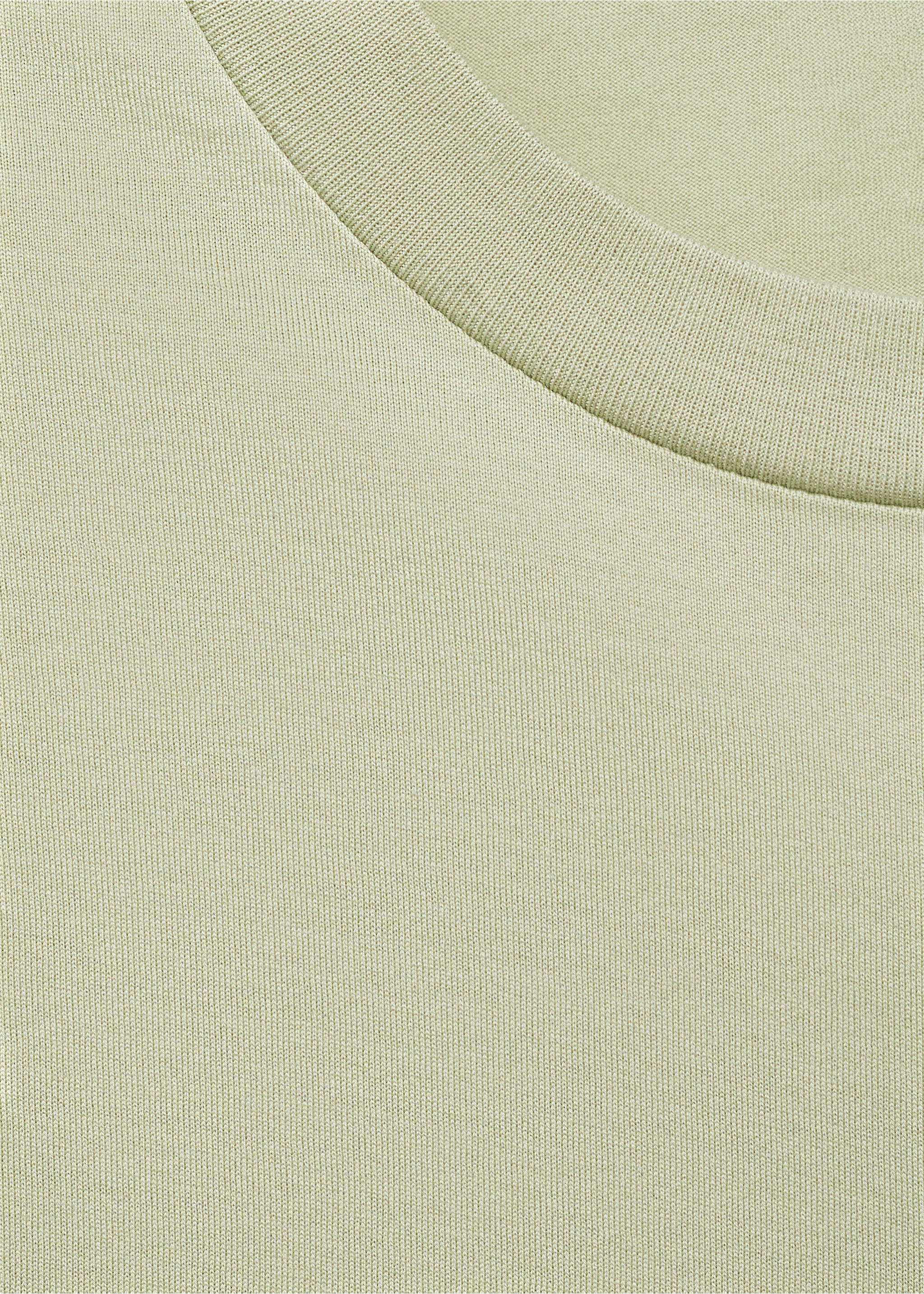 T-shirt 100 % coton regular-fit - Détail de l'article 8, Vert menthe. Ref: 17860293-00.