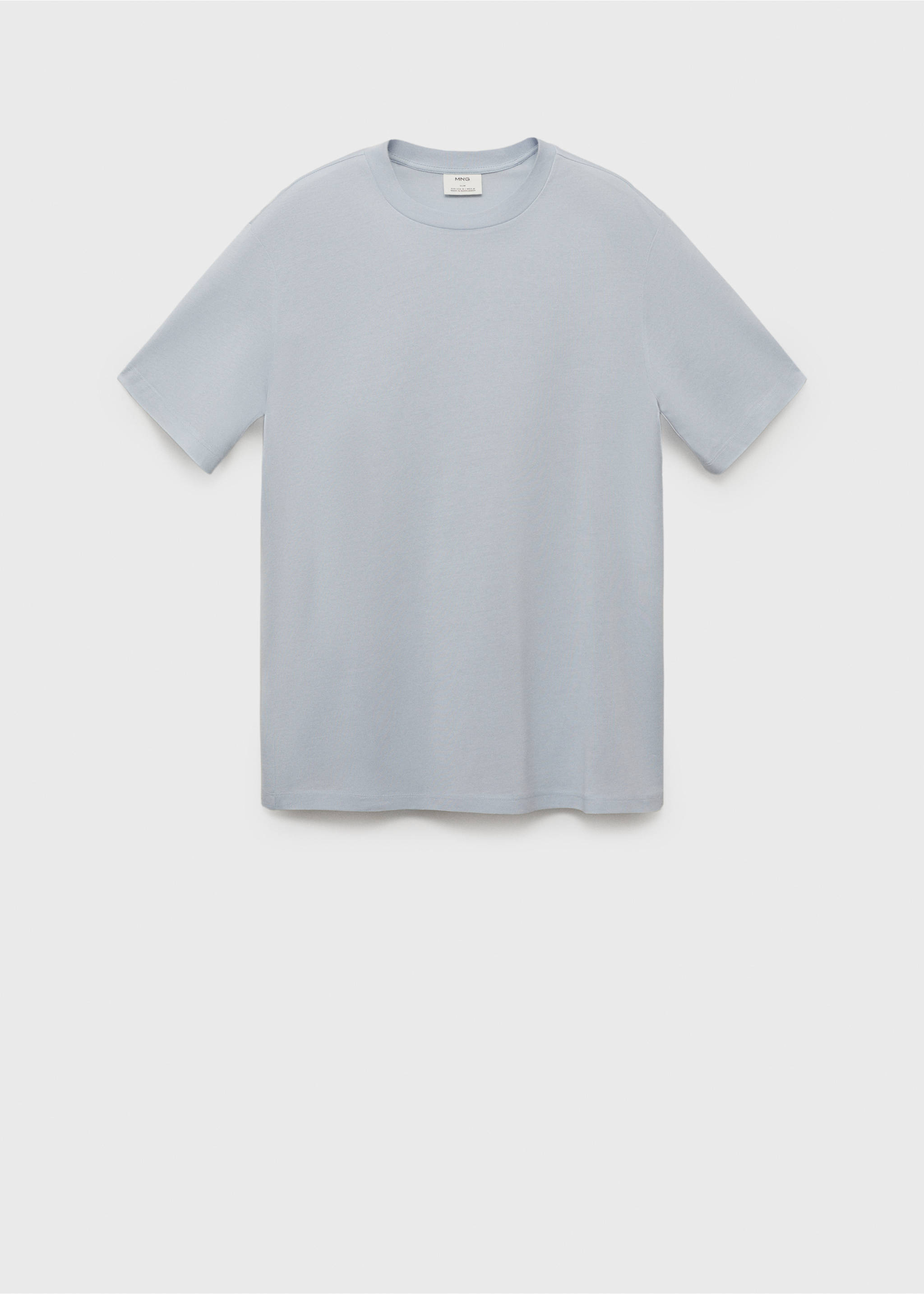 100% cotton T-shirt regular fit - Article without model, Aqua Green. Ref: 17860293-00.