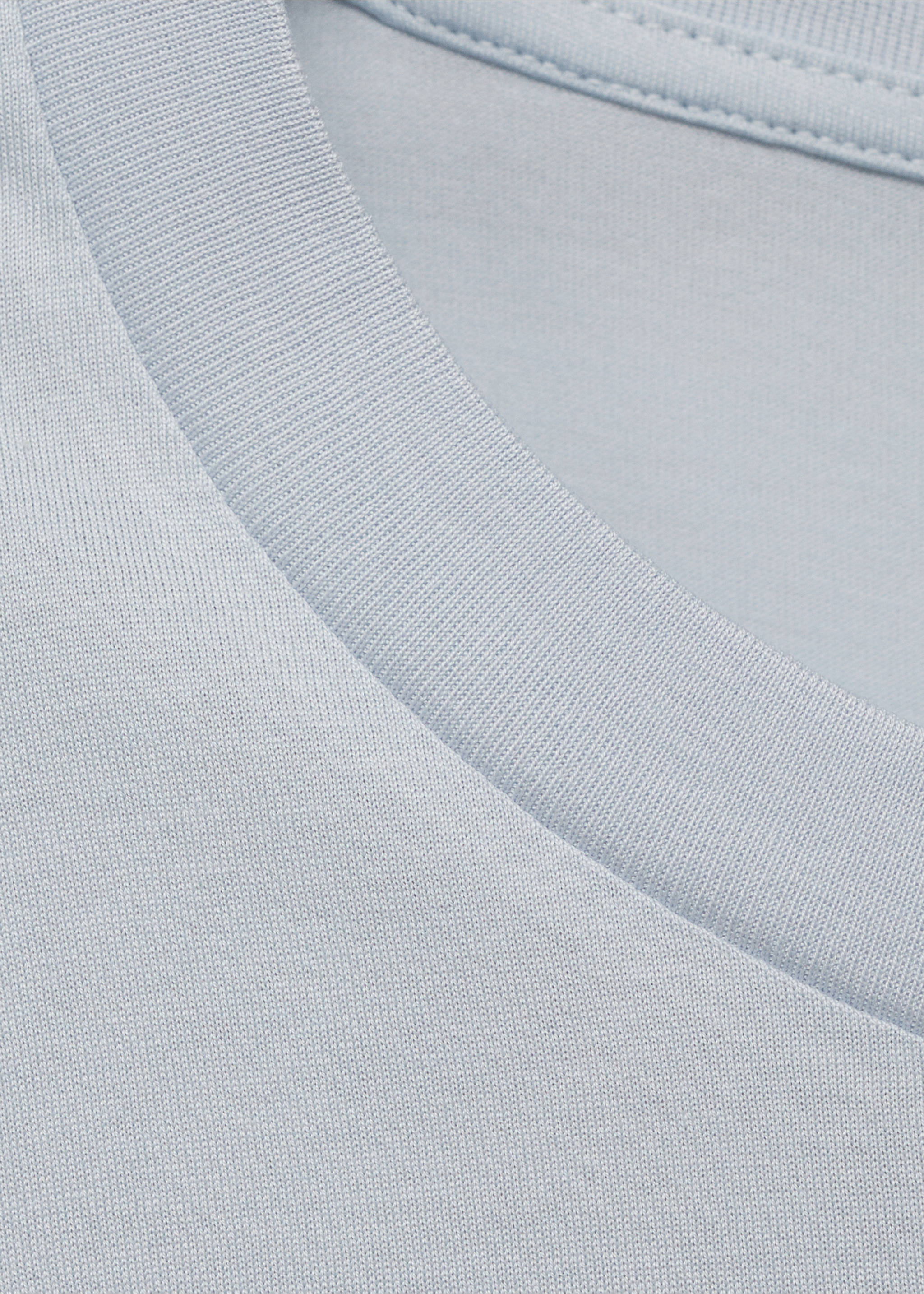 100% cotton T-shirt regular fit - Details of the article 8, Aqua Green. Ref: 17860293-00.