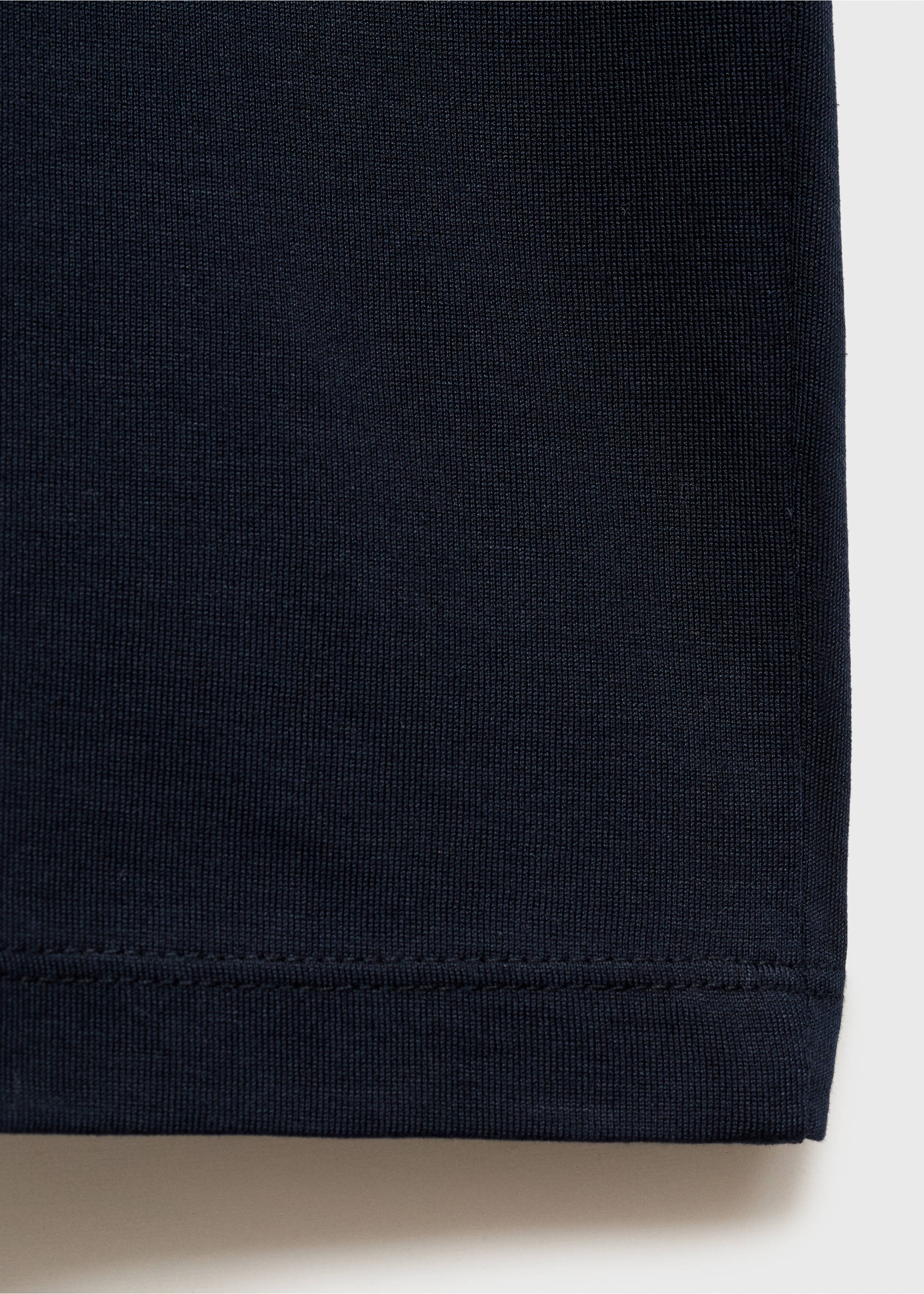100% cotton T-shirt regular fit - Details of the article 0, Navy. Ref: 17860293-00.