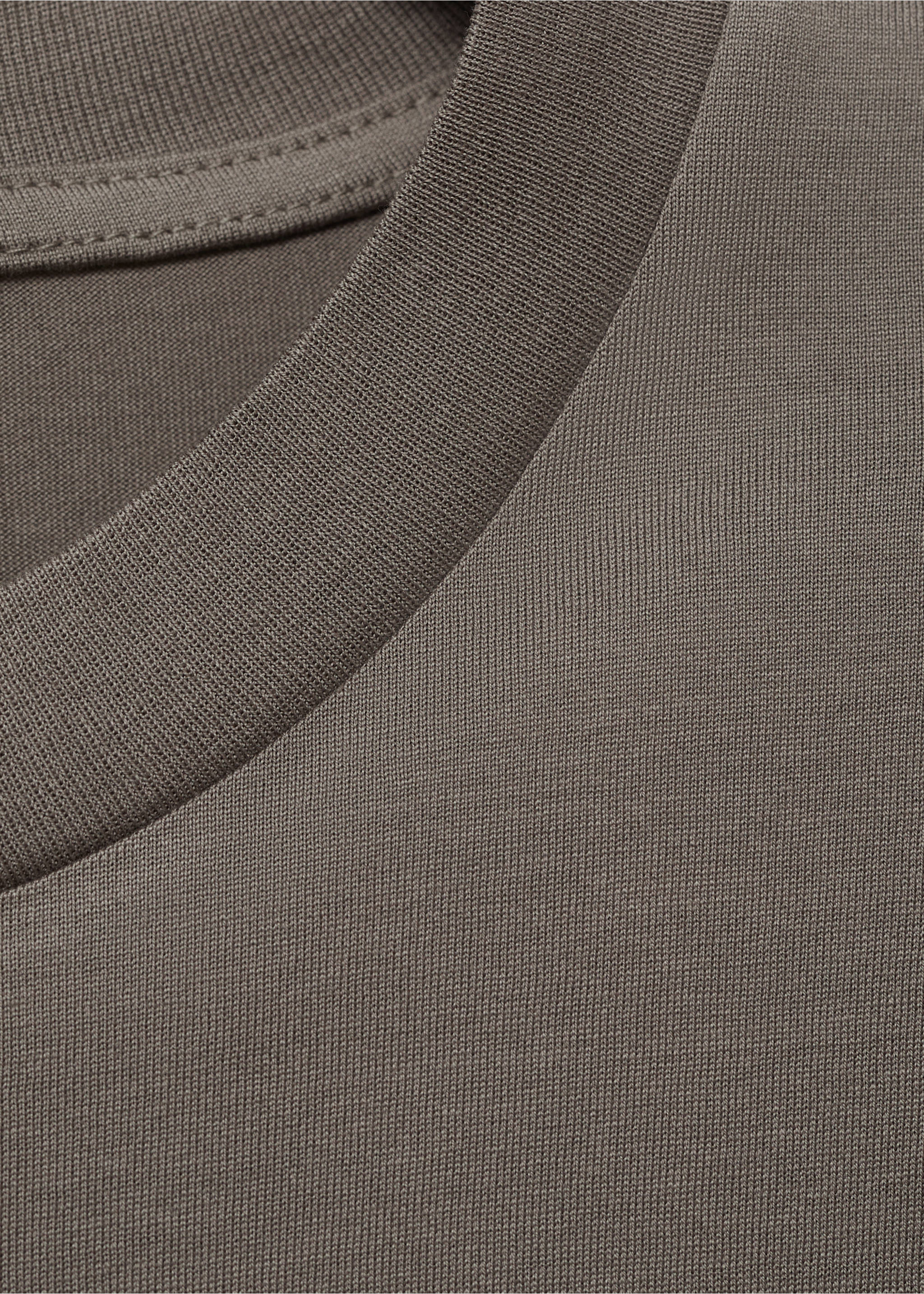 Samarreta 100% cotó regular fit - Detall de l'article 8, Gris. Ref: 17860293-00.