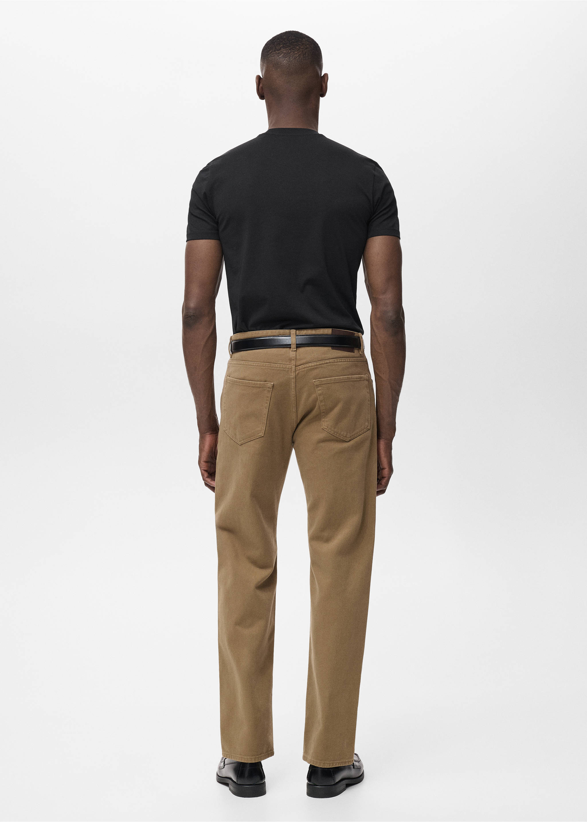 Camiseta algodón stretch - Reverso del artículo, Negro. Ref: 17911506-00.