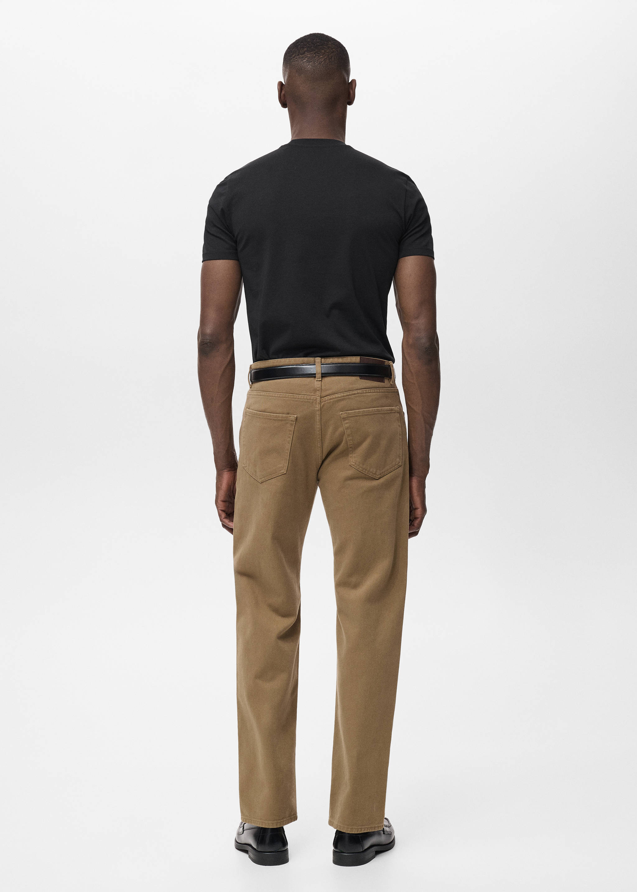 Stretch cotton T-shirt - Reverse of the article