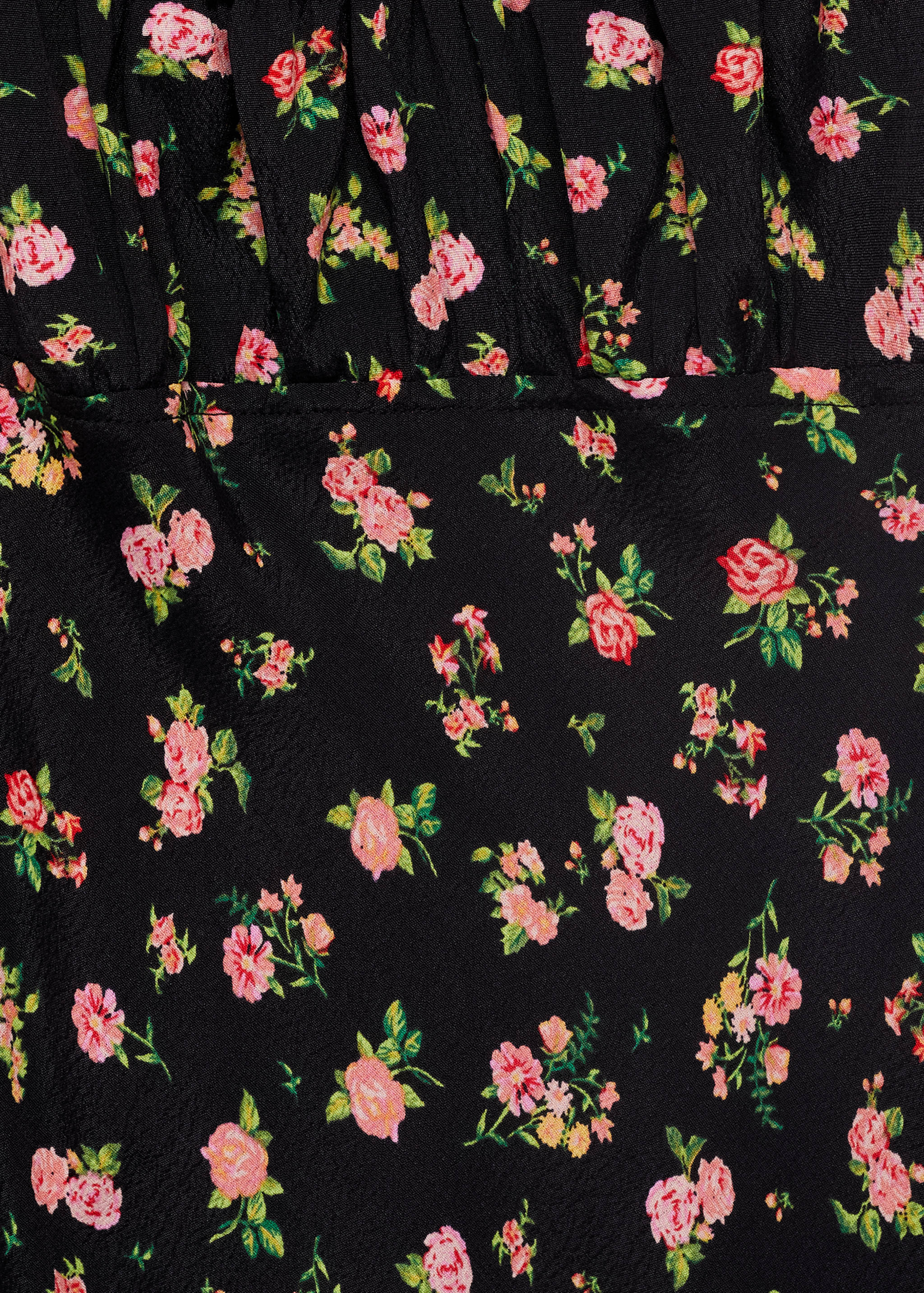 Gathered neckline dress - Details of the article 0