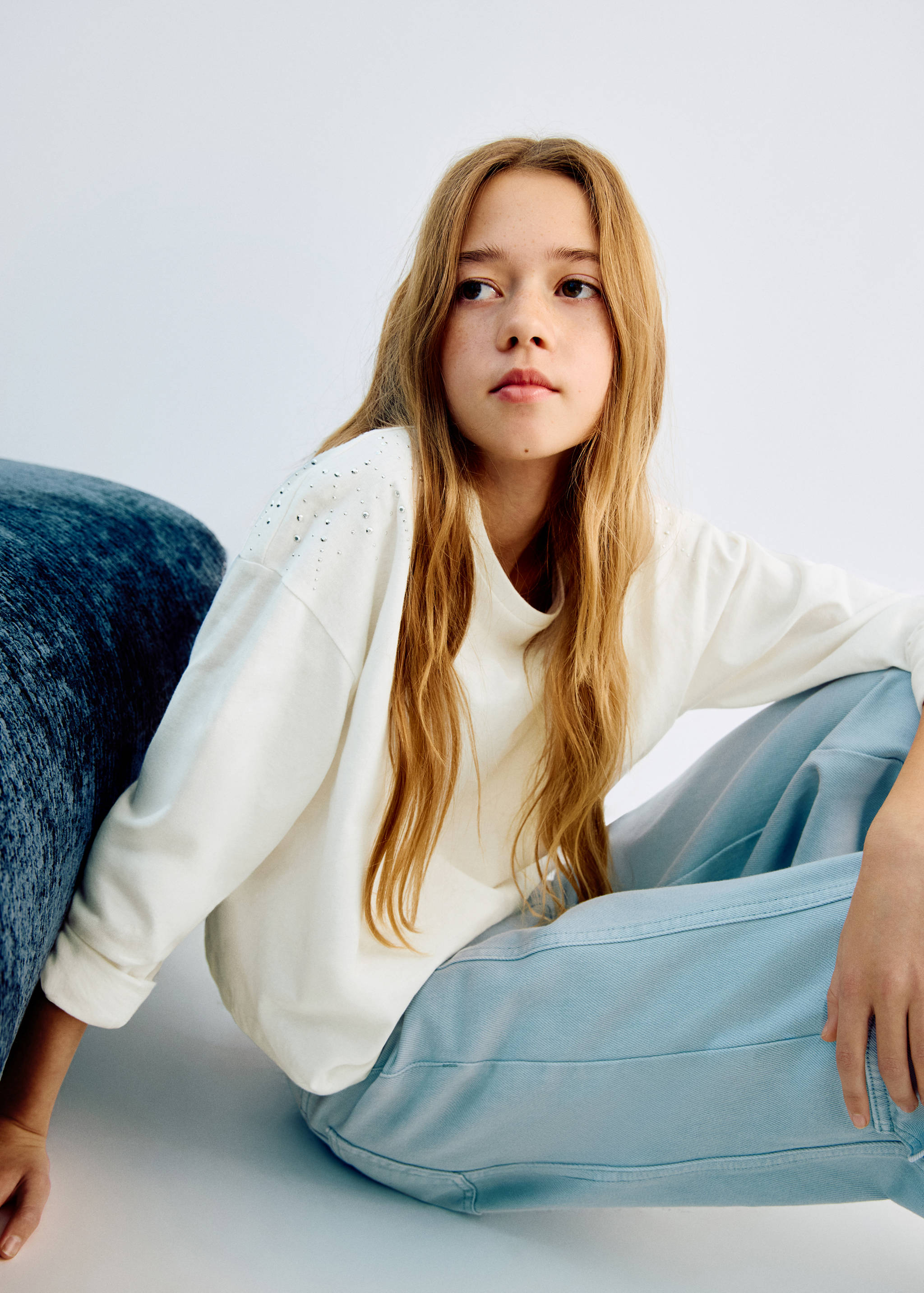 T-shirt strass brillant - Plan général