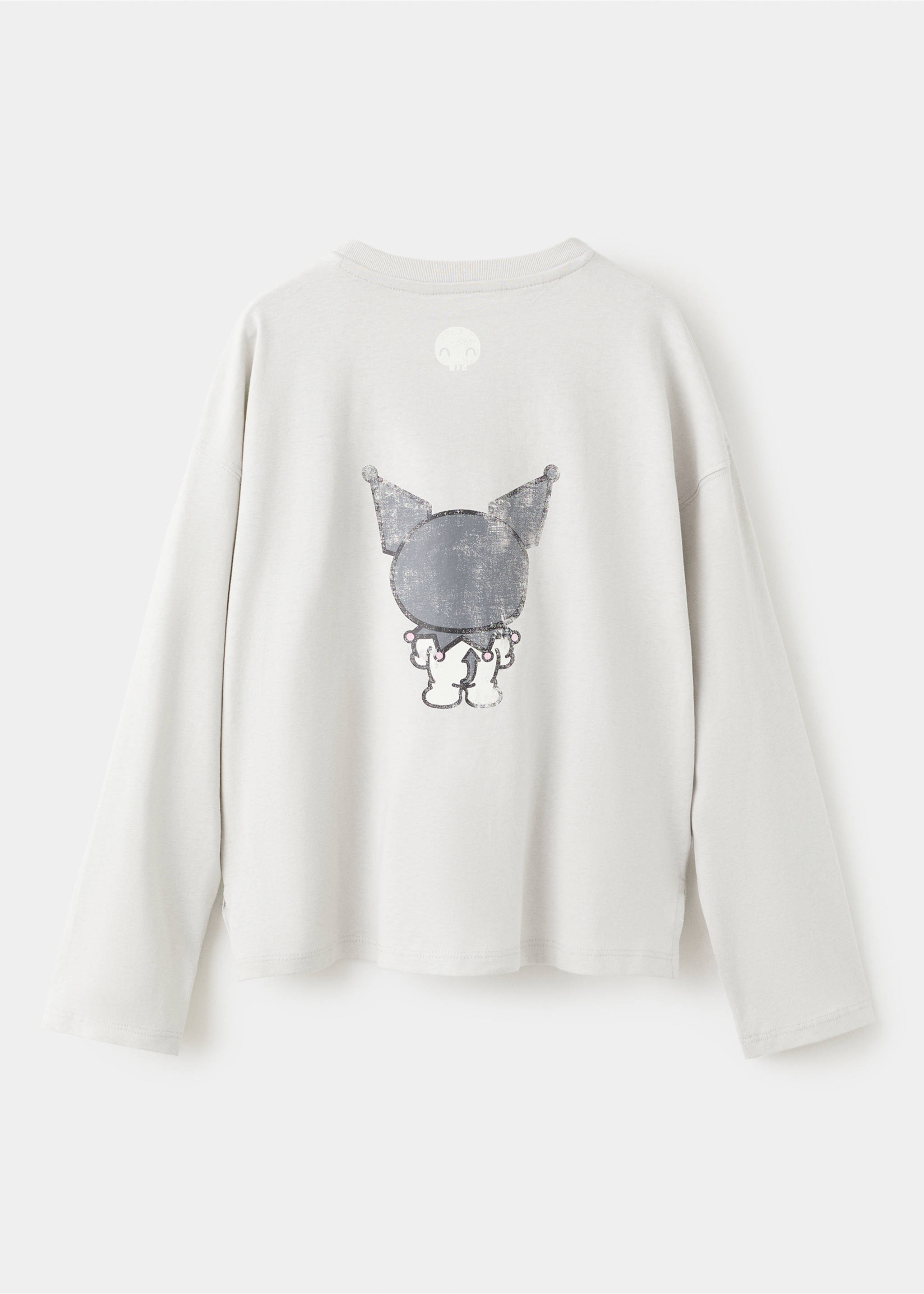 T-shirt Kuromi - Verso de l’article, Gris. Ref: 27001324-00.