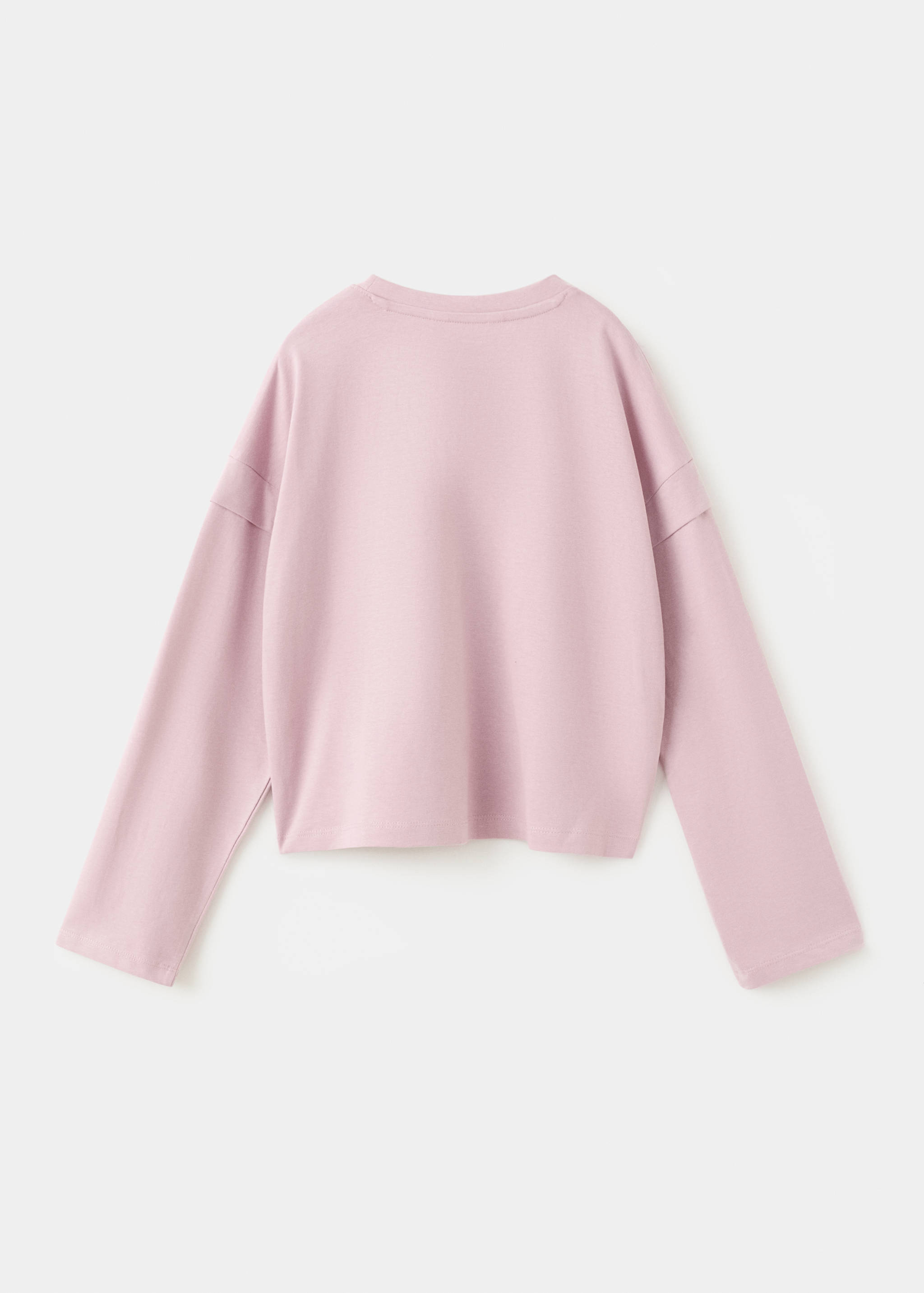 T-Shirt mit Detail am Ärmel - Rückseite des Artikels