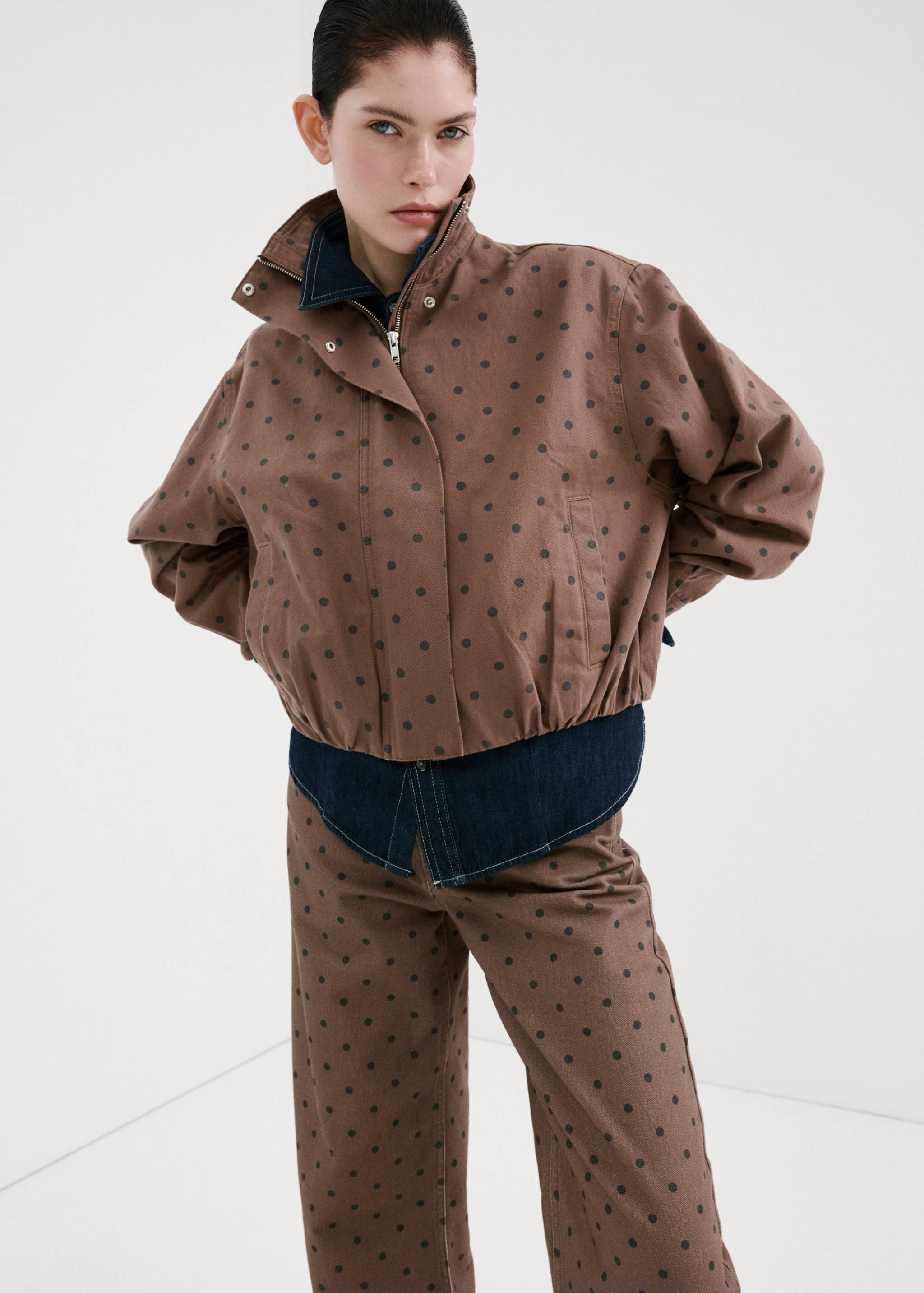 Polka dot balloon jeans - Details of the article 1