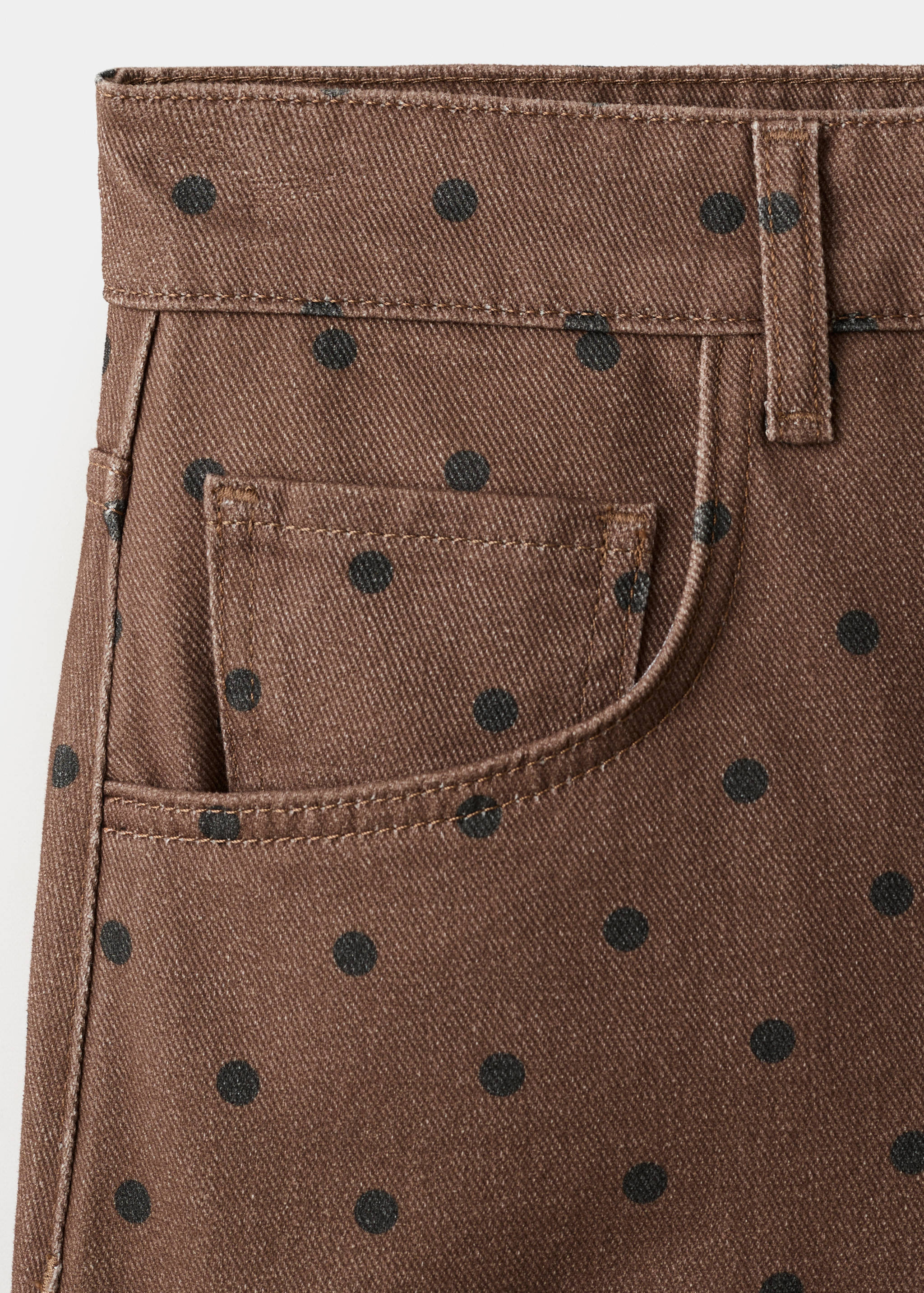 Polka dot balloon jeans - Details of the article 8