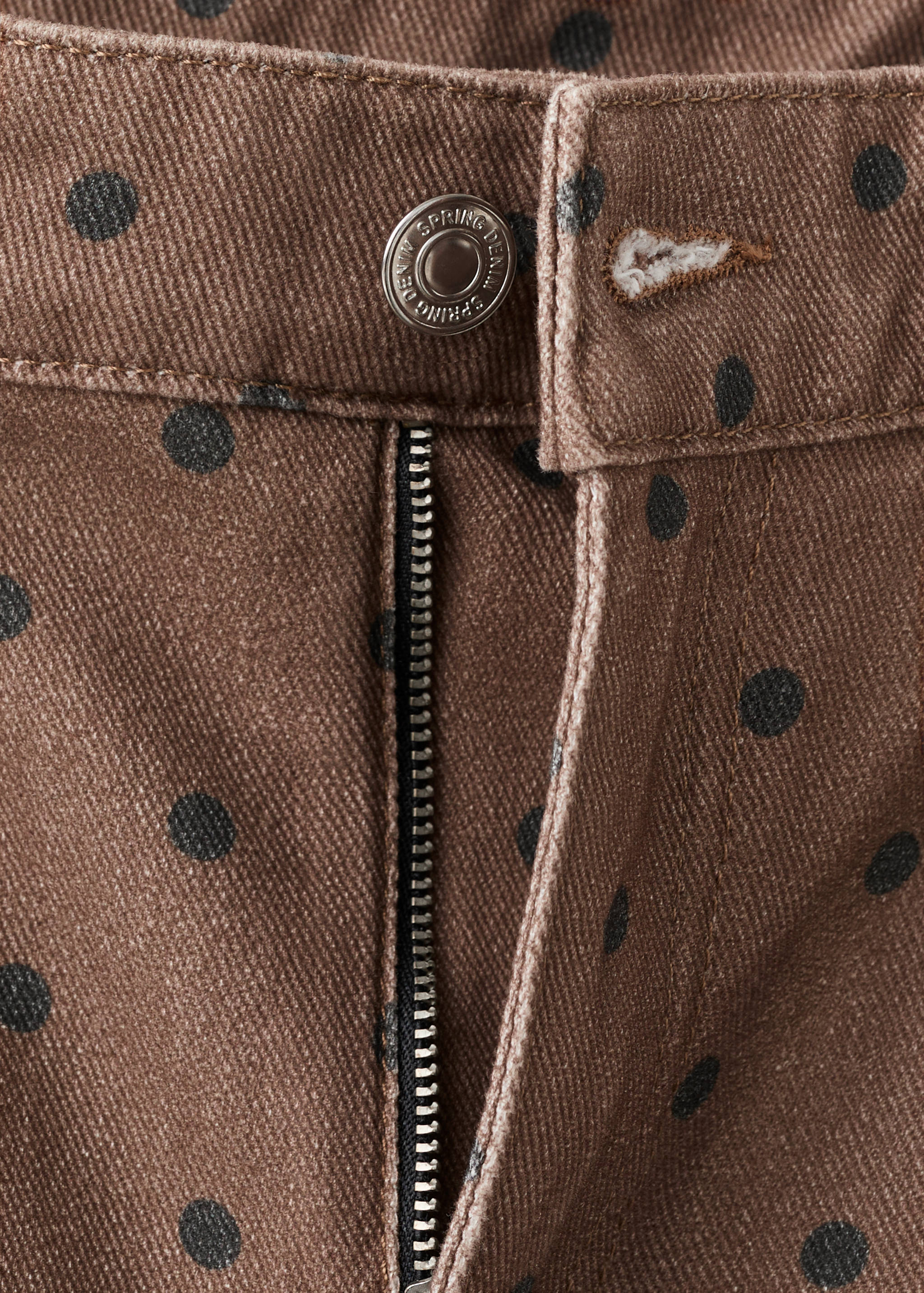 Polka dot balloon jeans - Details of the article 0