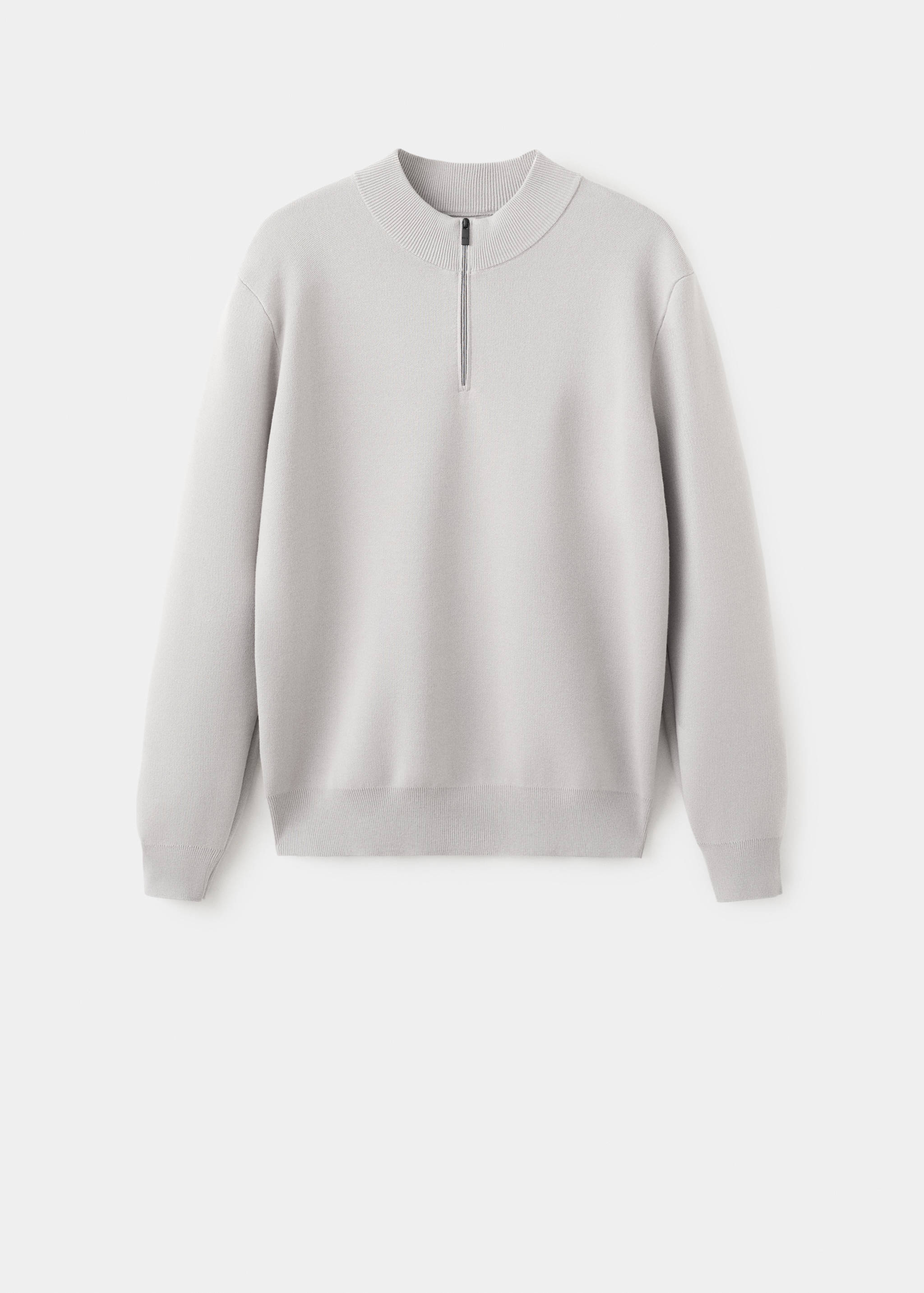 Pull confort extensible à zip - Article sans modèle