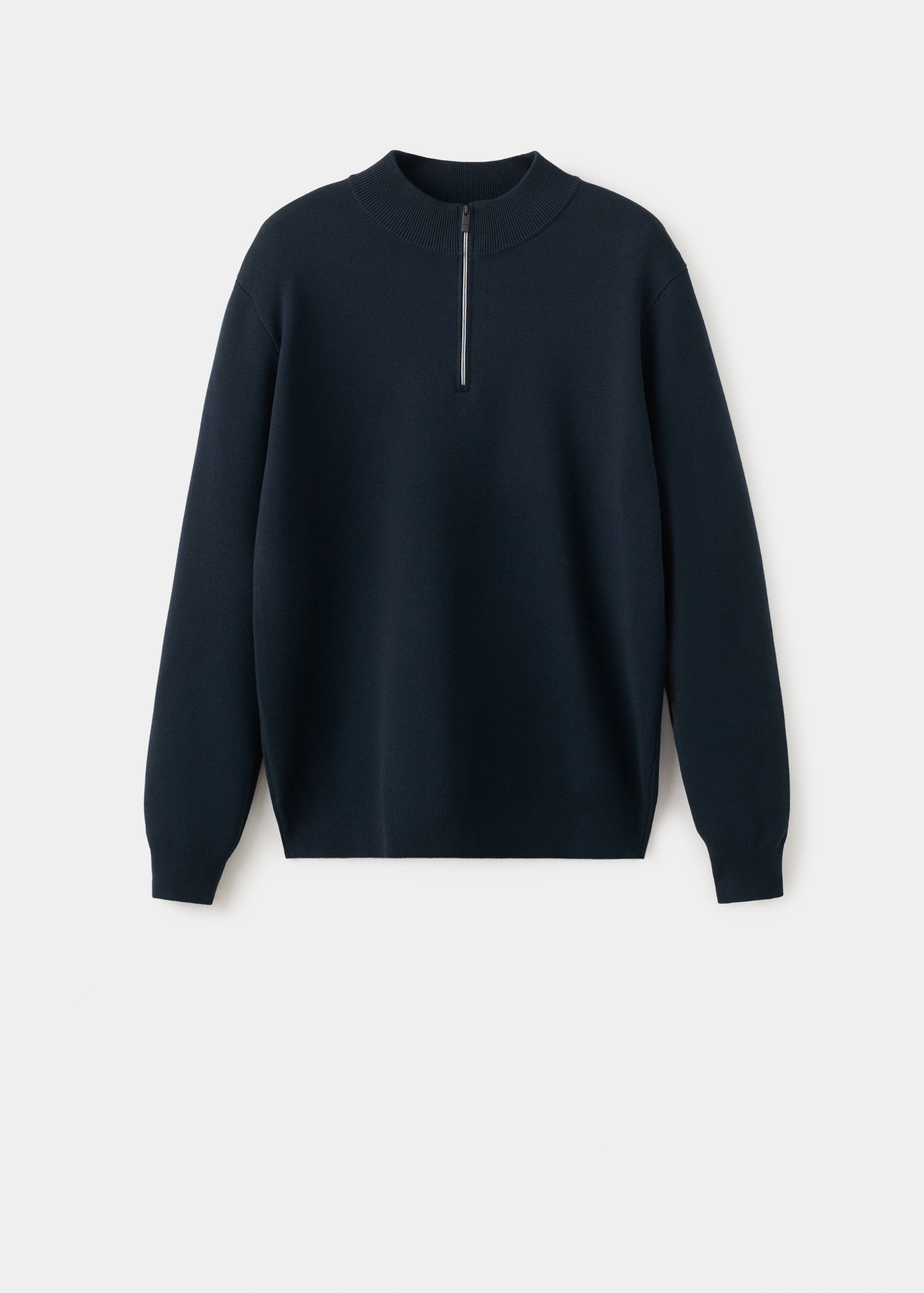 Pull confort extensible à zip - Article sans modèle