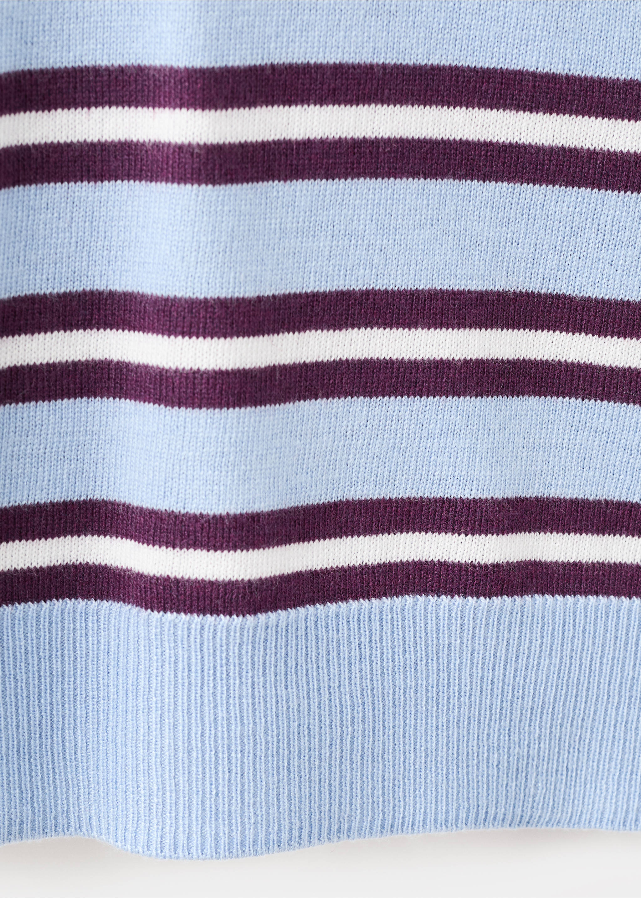 Jersei ratlles coll polo - Detall de l'article 0, Blau cel. Ref: 27004779-00.