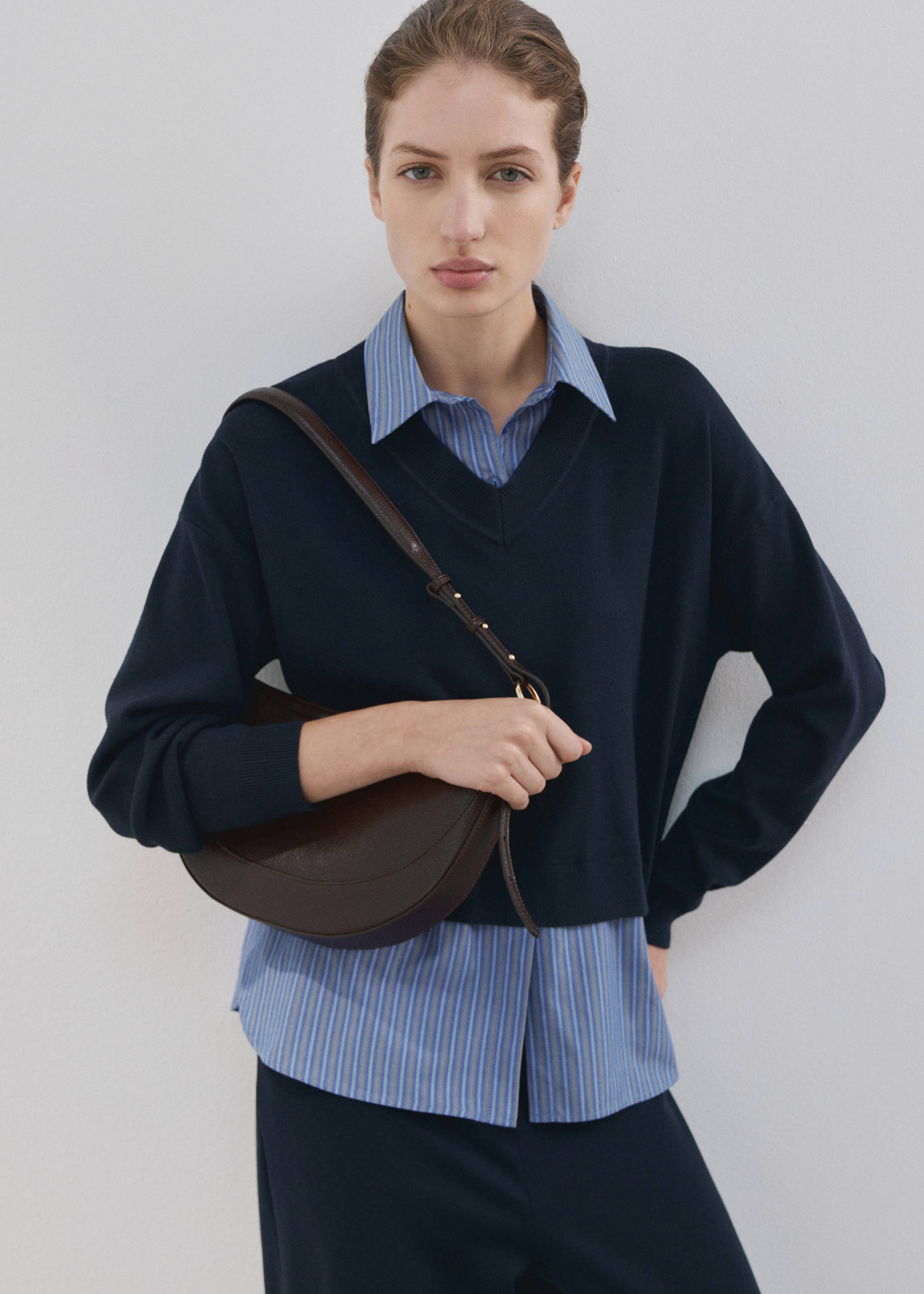 Combined shirt sweater - Medium plane