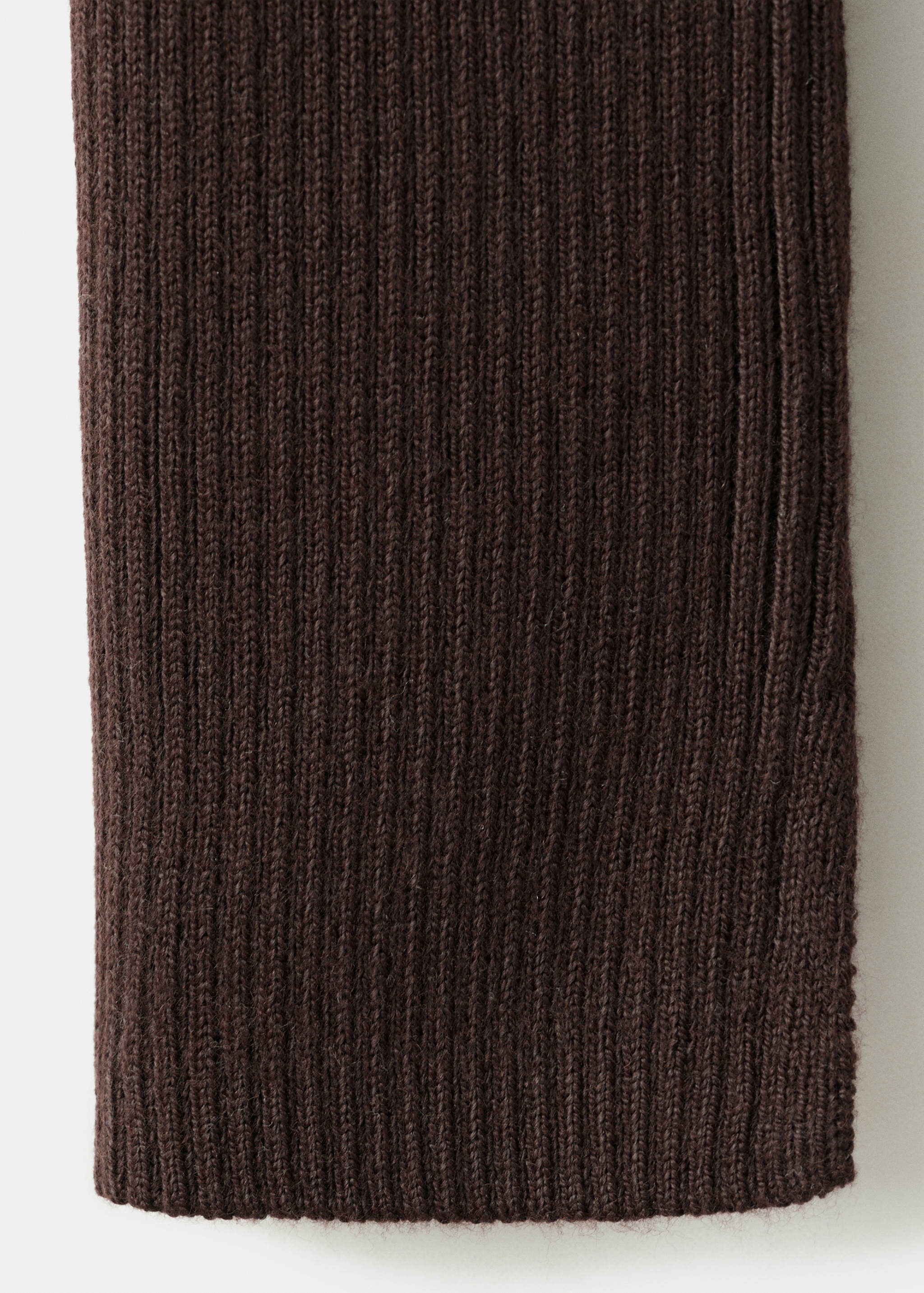 Boat-neck knitted sweater - Details of the article 0