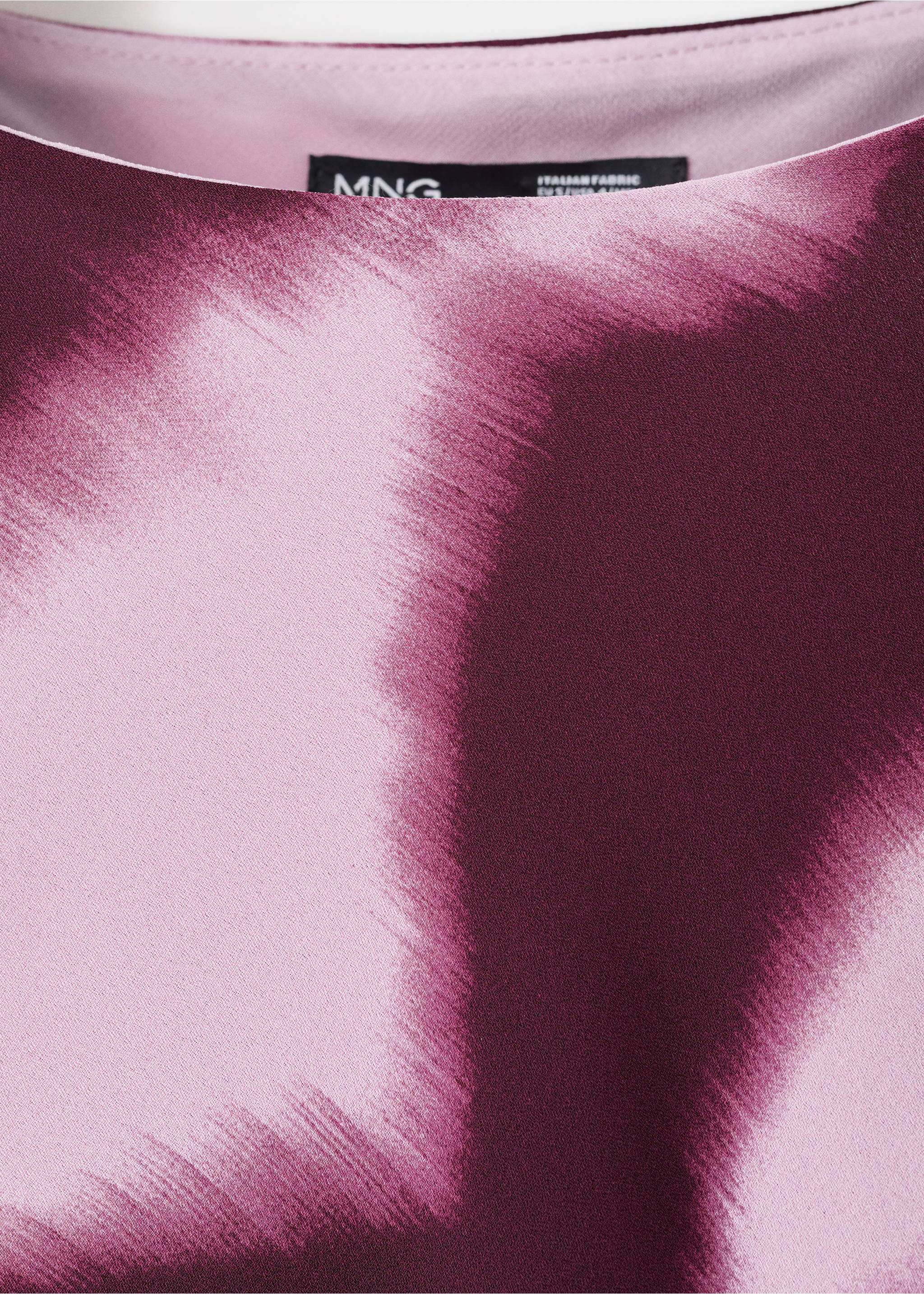 Vestido evasé animal print - Detalle del artículo 8, Lila. Ref: 27005853-00.