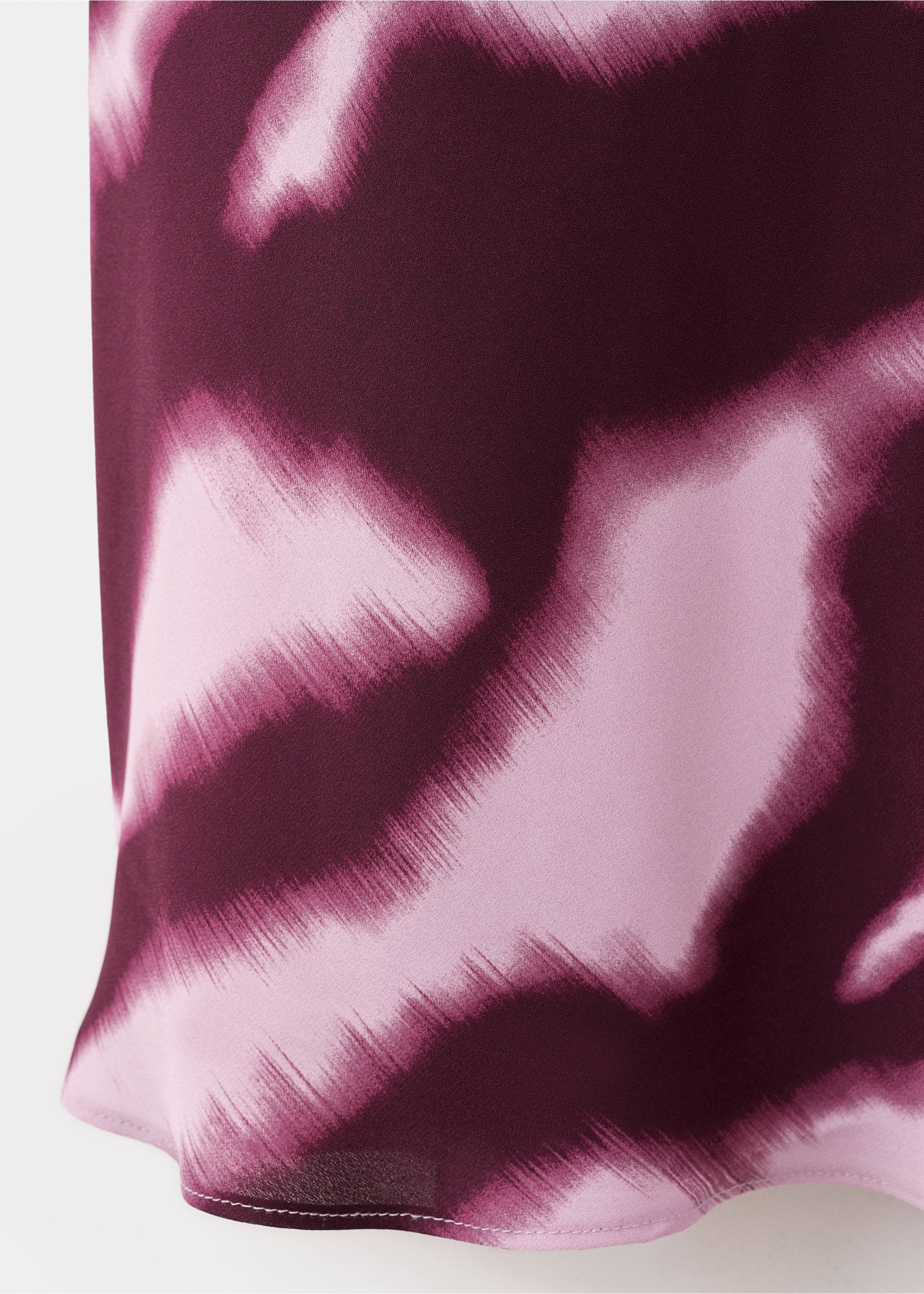 Vestido evasé animal print - Detalle del artículo 0, Lila. Ref: 27005853-00.
