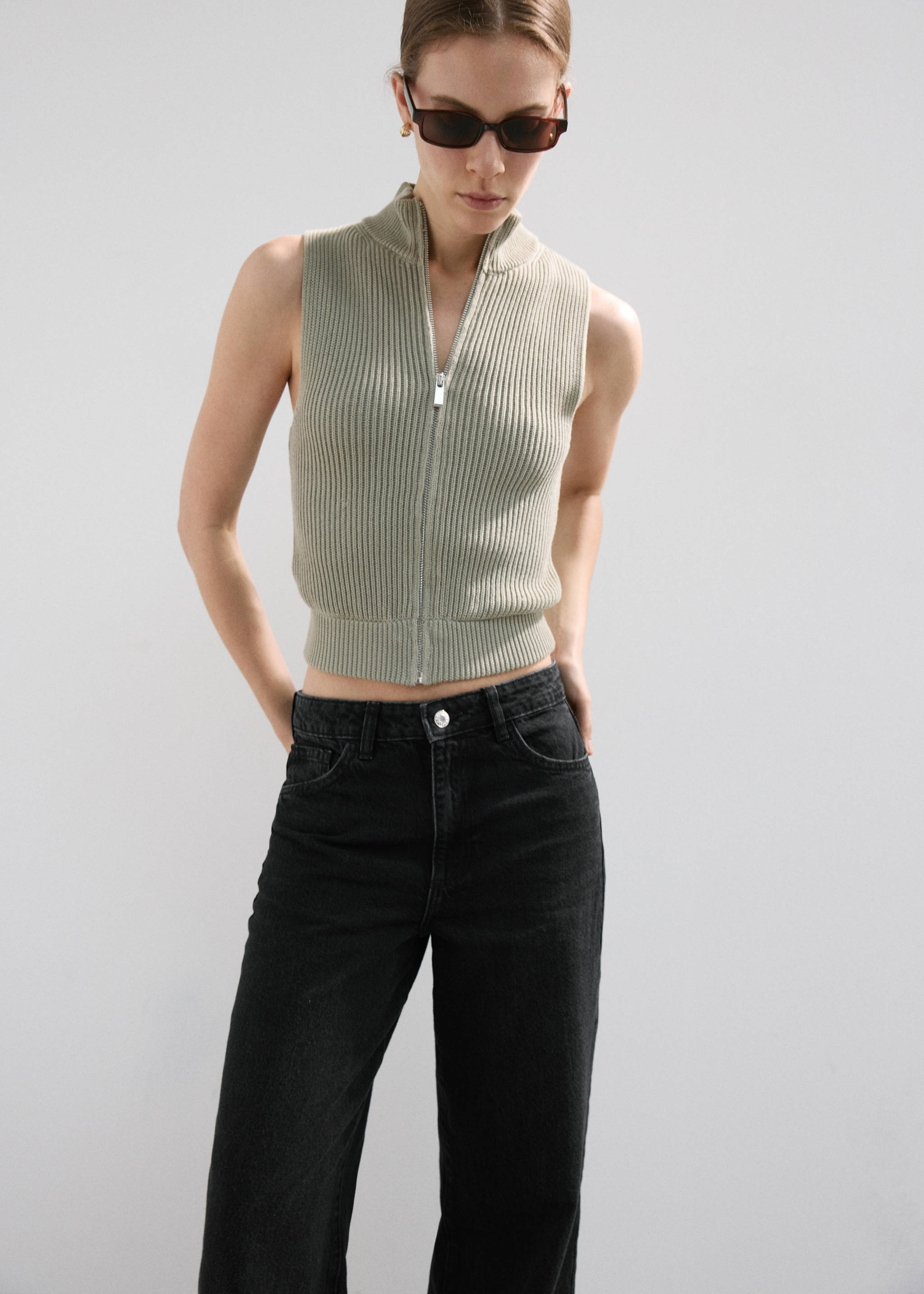 Τζιν Danila wide leg ψηλόμεσο - Λεπτομέρεια του προϊόντος 1